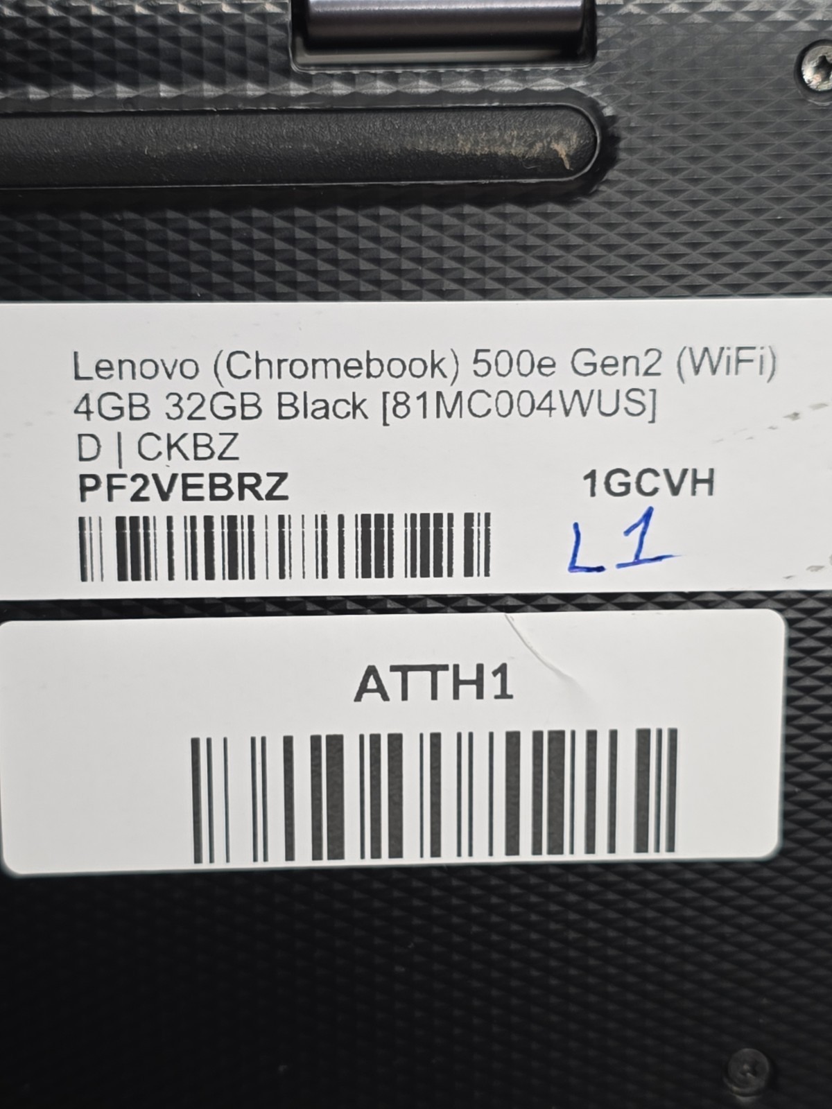 Lenovo (Chromebook) 500e Gen2 81MC004WUS 4GB 32GB WiFi 2 In 1 Touchscreen