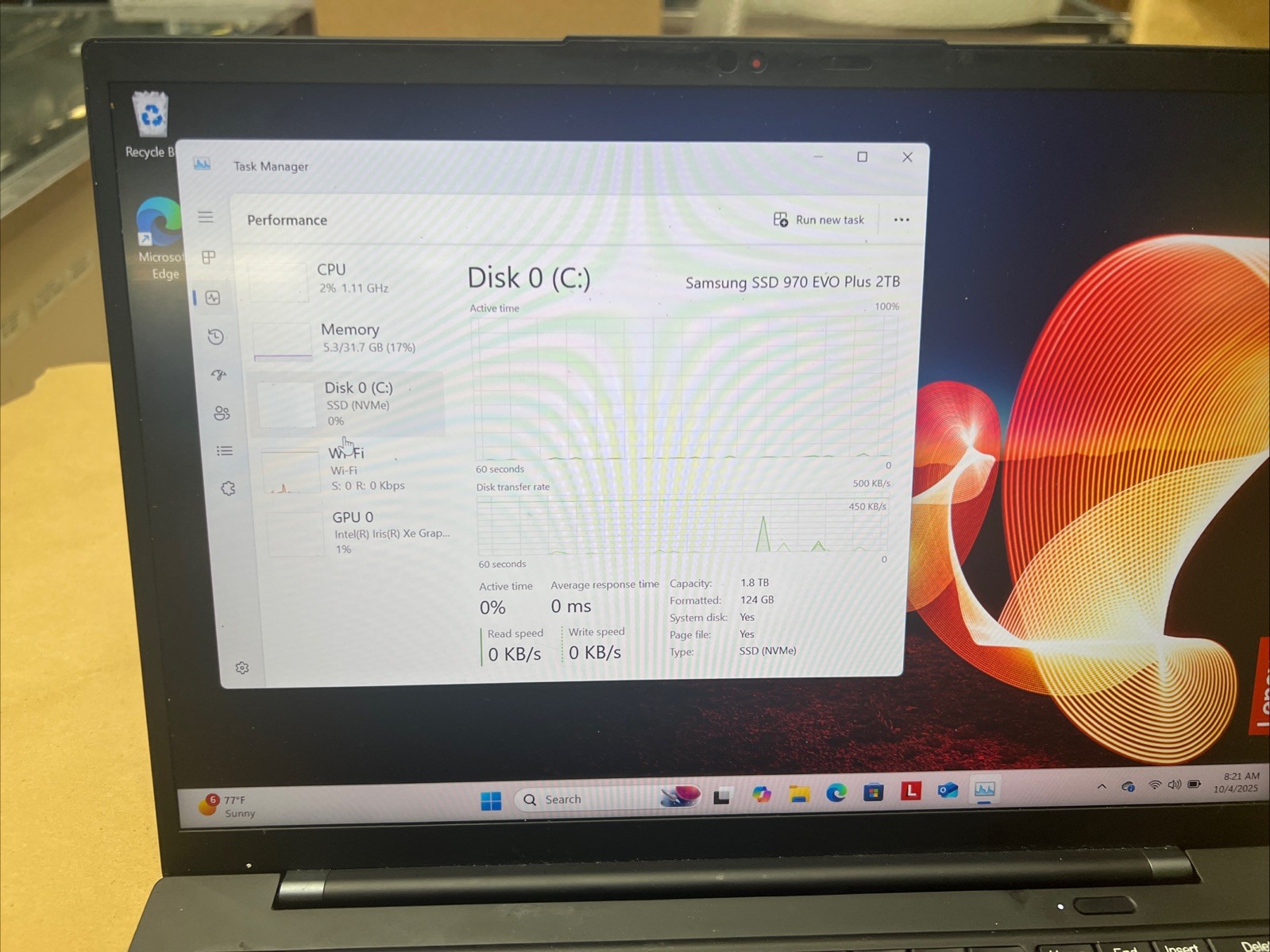 Lenovo ThinkPad X1 Carbon Gen 10 14″ i7-1280P 2TB SSD, 32gb Excellent