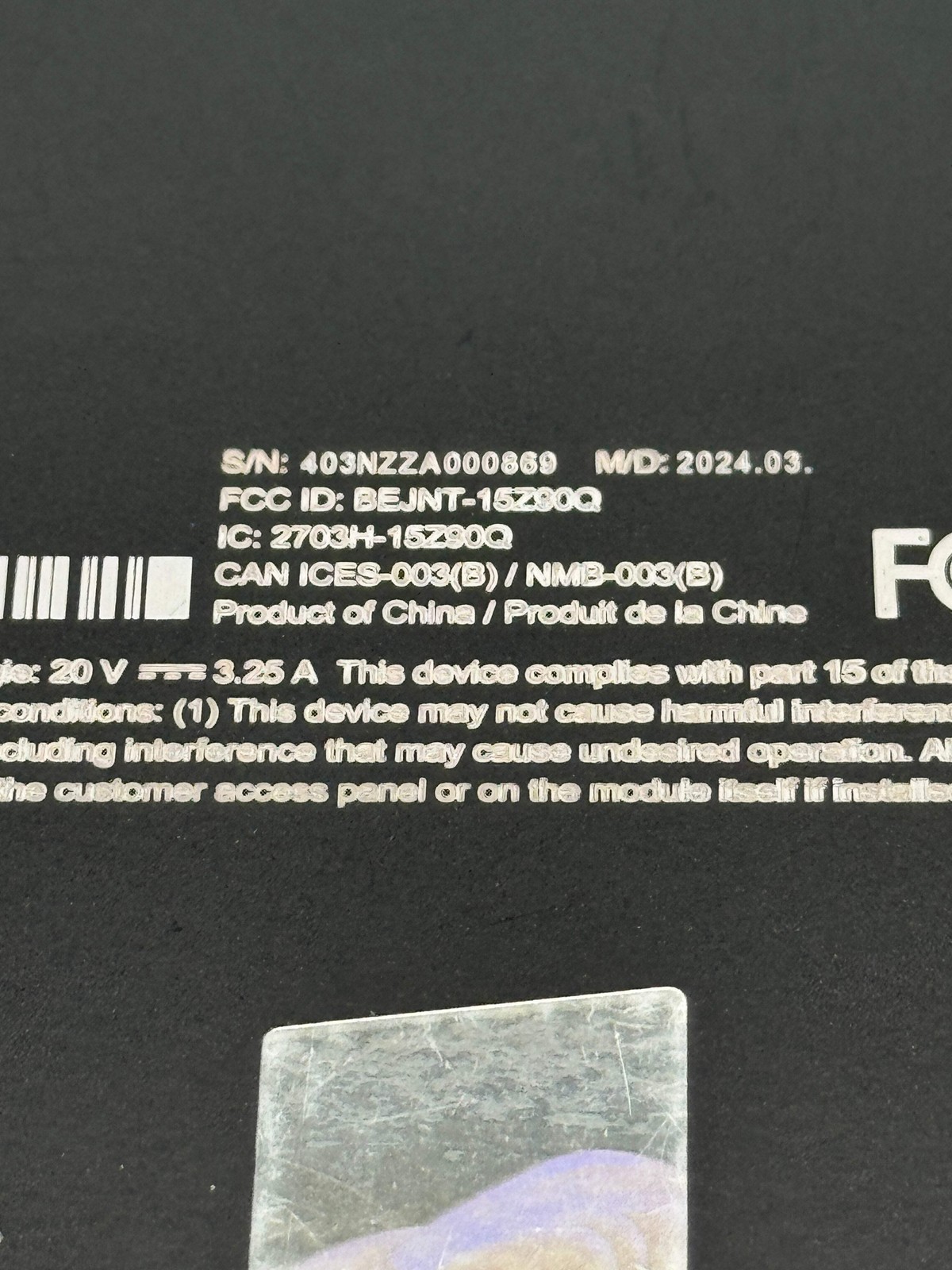 LG Gram 15Z90R 15″ Laptop Core i7-1360P 32GB DDR5 512GB SSD Iris Xe – Used