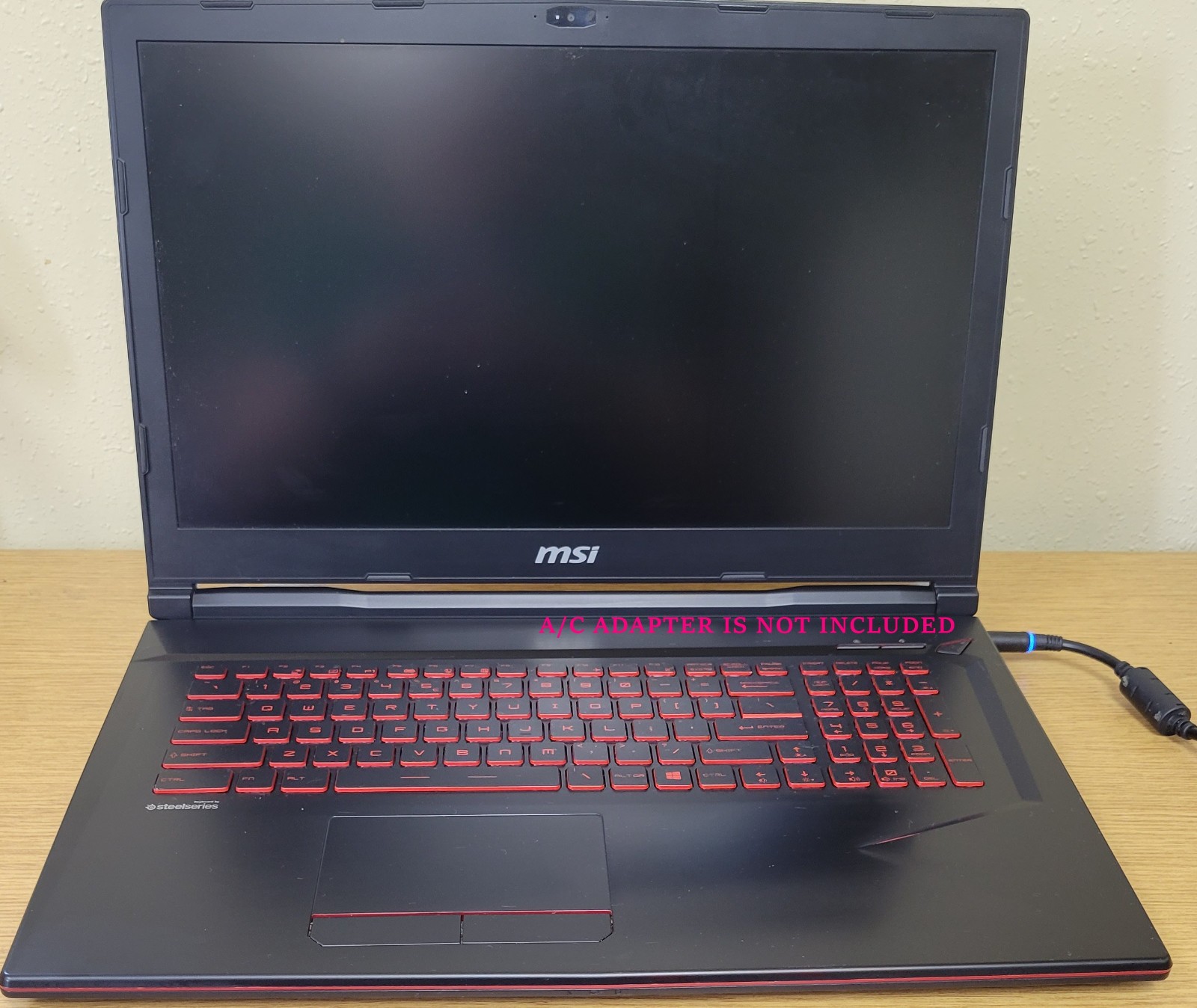 MSI MS-17C6 Gaming Laptop i7-8750H 2.2GHz 16GB 512GB SSD Gtx 1050Ti No OS PARTS