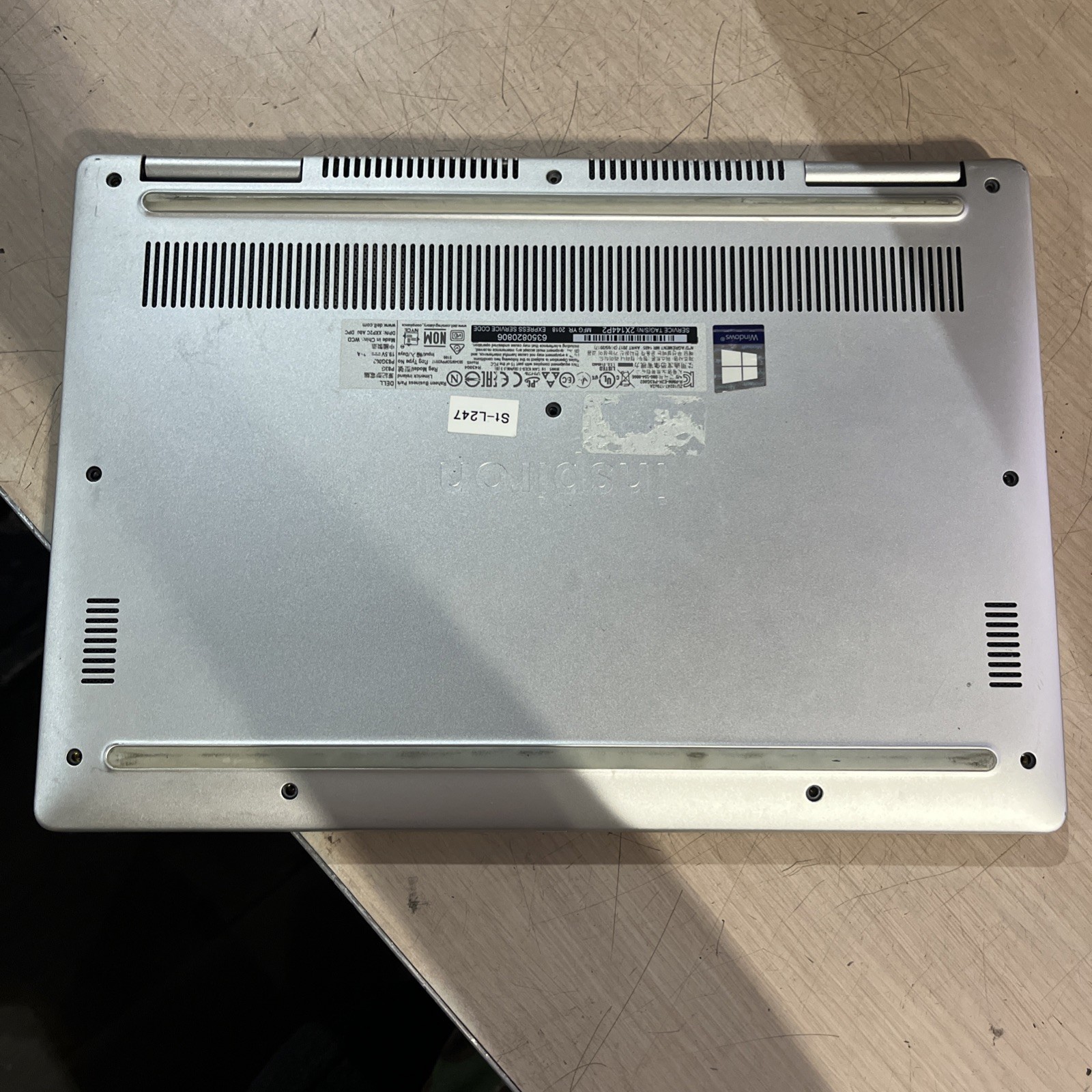 DELL INSPIRON 7380 INTEL CORE I5-8265U 1.60GHZ 8GB RAM NO HD ,