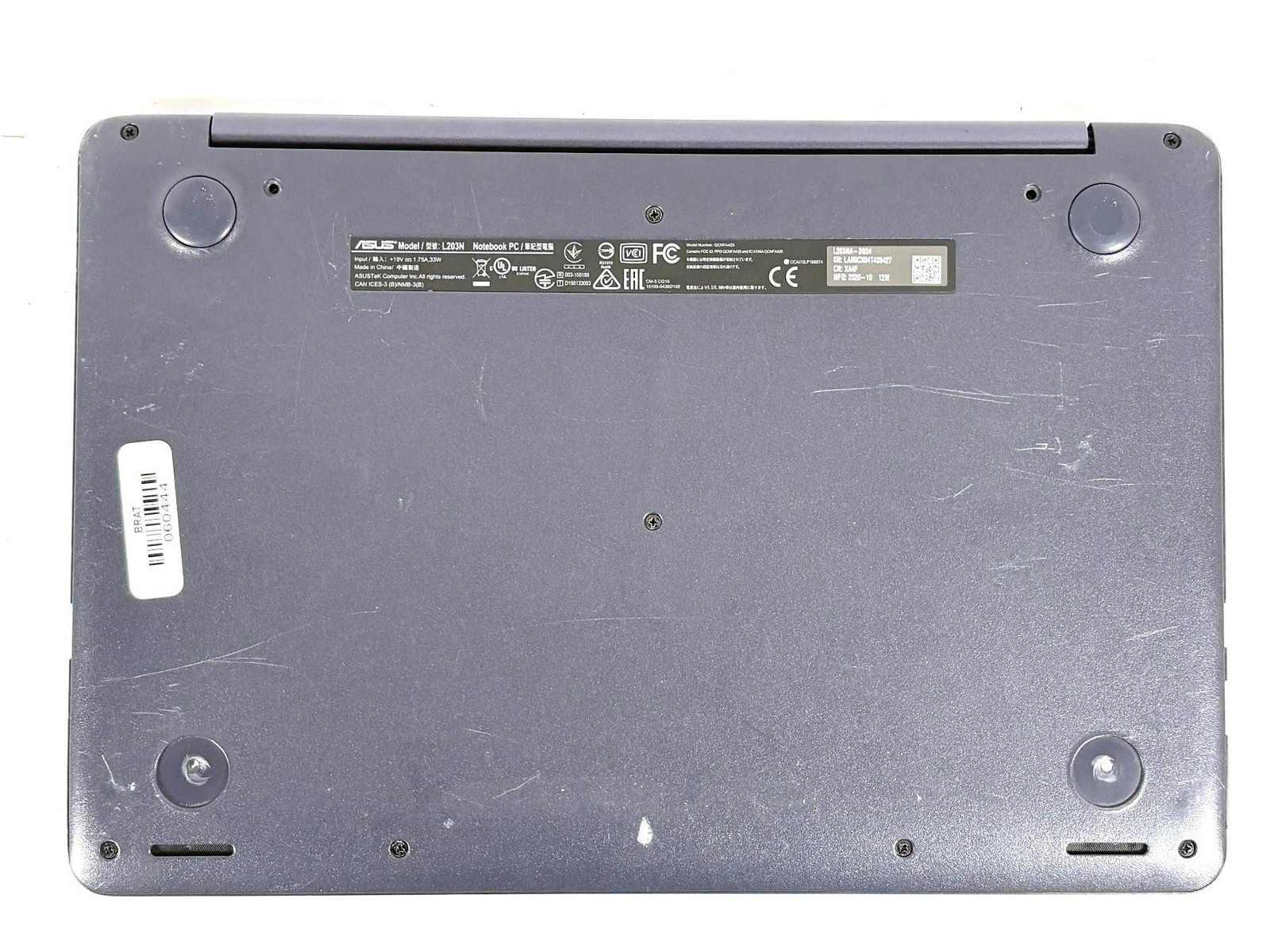 Asus Notebook PC L203N – 11.6″ HD, 1.1GHz Celeron, 4GB RAM, 60GB eMMC