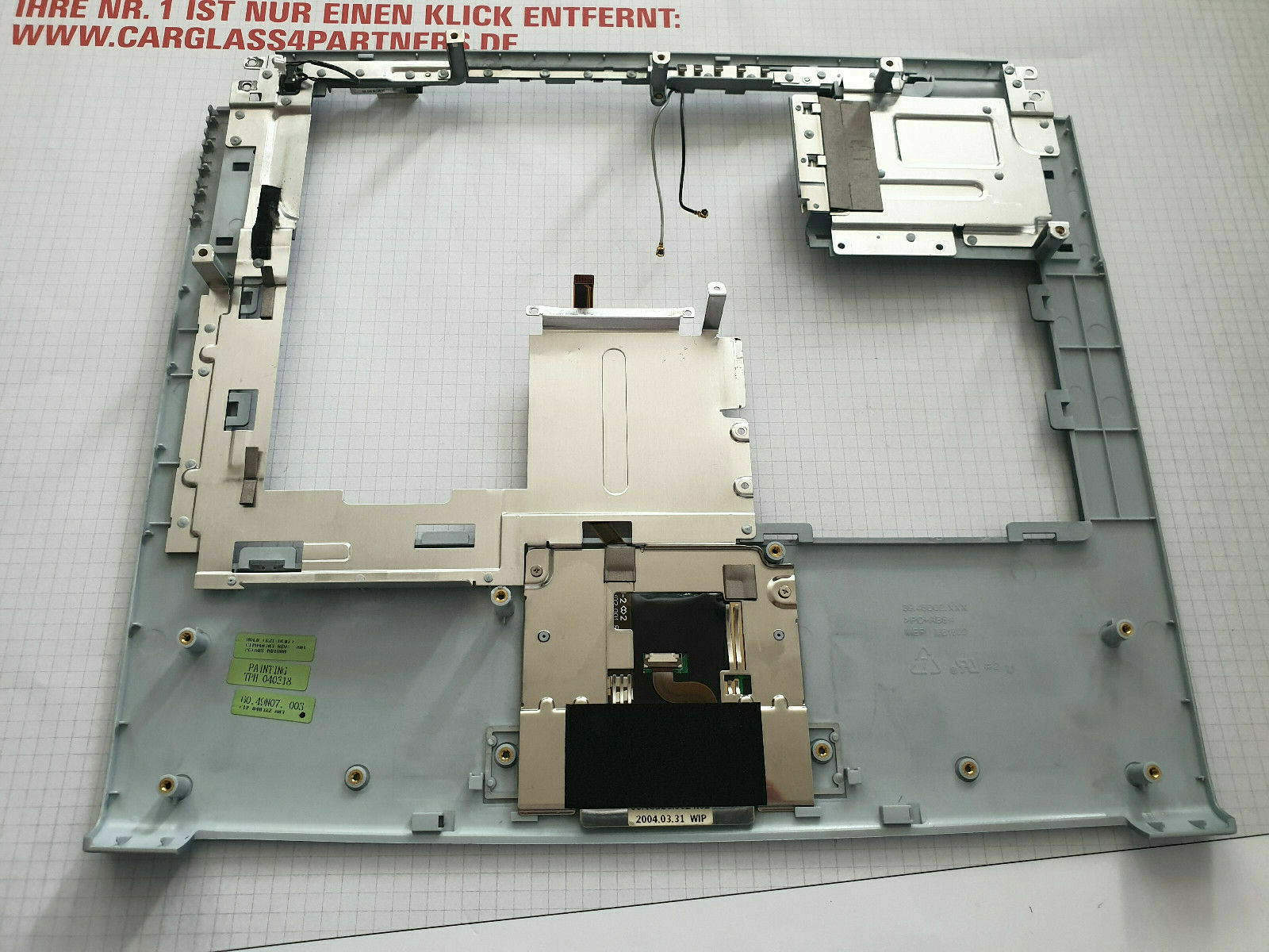 Medion MD 41700 housing upper shell + touchpad