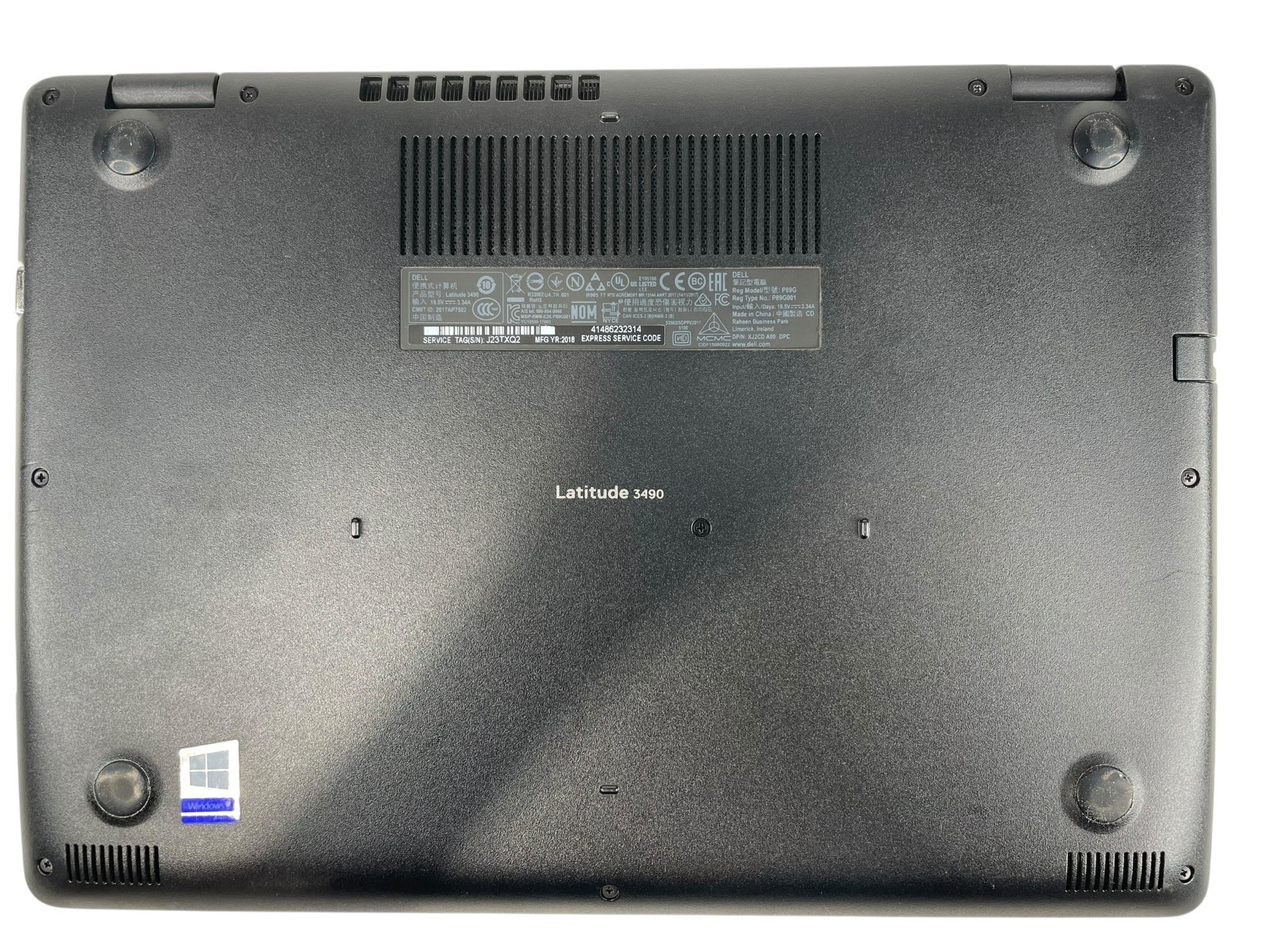 Dell Latitude 3490 Intel Core i3-7130U/ 8GB RAM /128GB NVMe /WIN10 No Charger