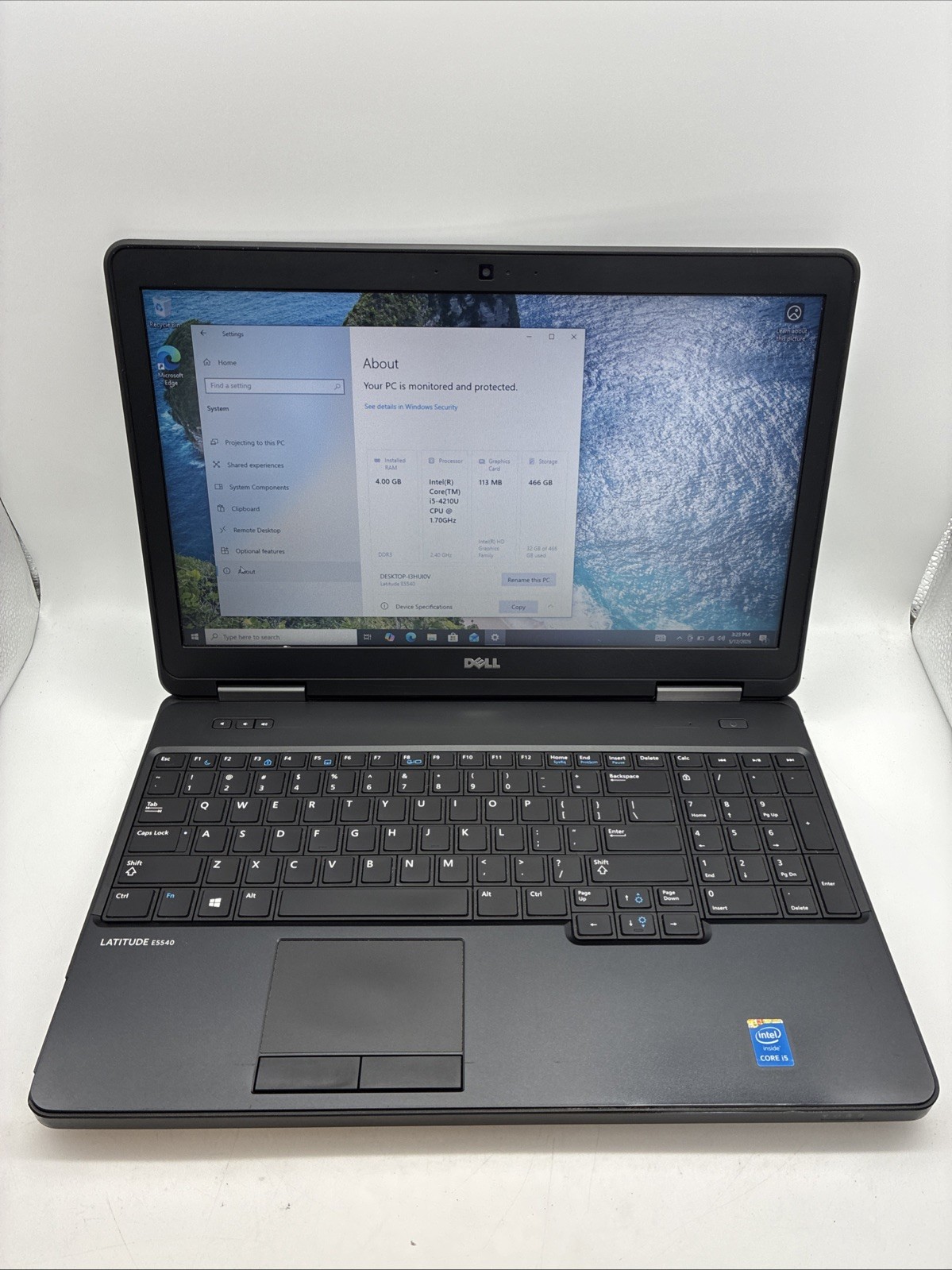 Dell Latitude E5540 Laptop Intel Core i5-4210U + 4GB DDR3 RAM + 500GB HDD (L5)