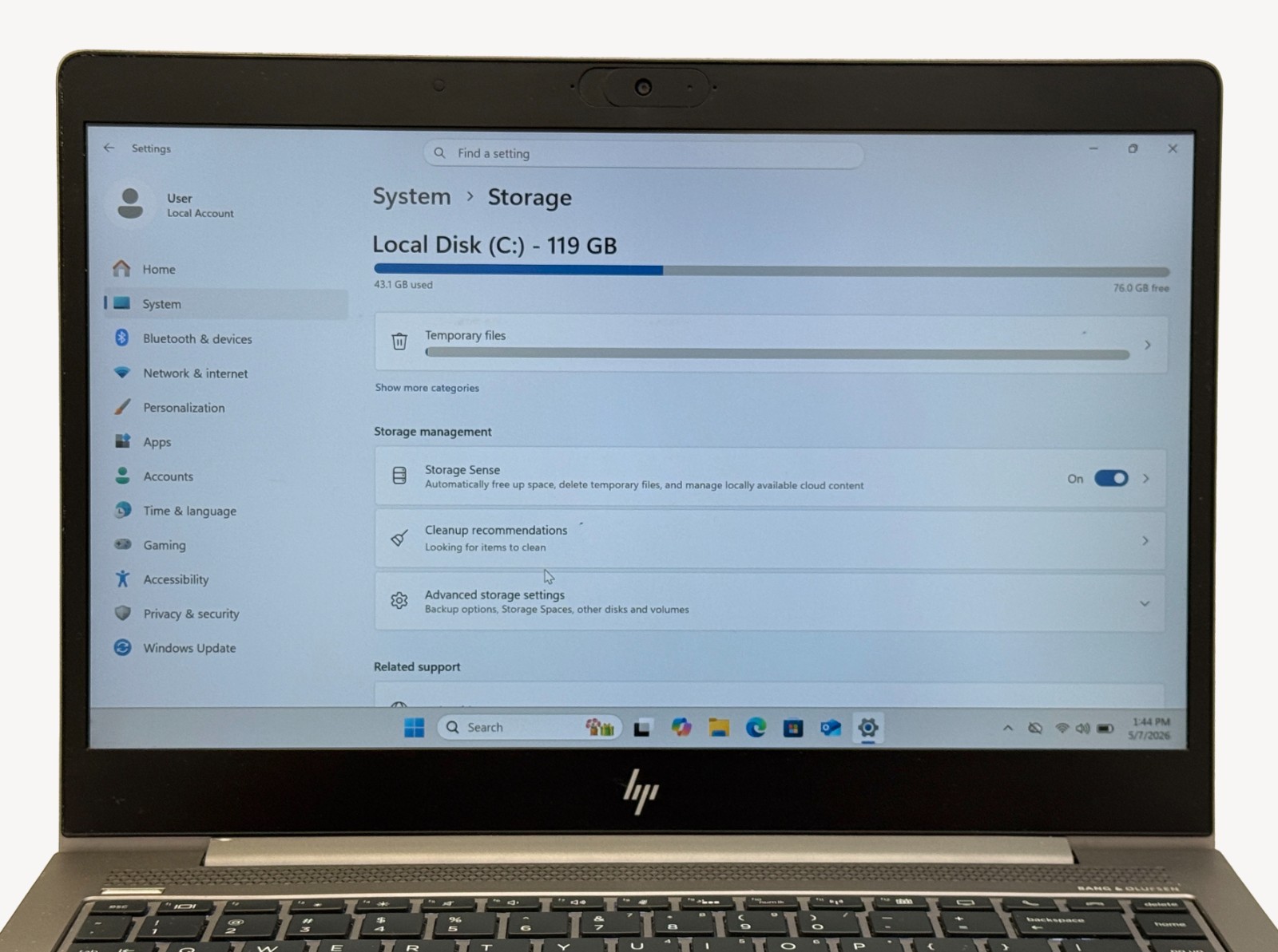 HP ZBook 14u G5 i5-7300u 2.6GHz 8GB RAM 128GB SSD – Windows 11