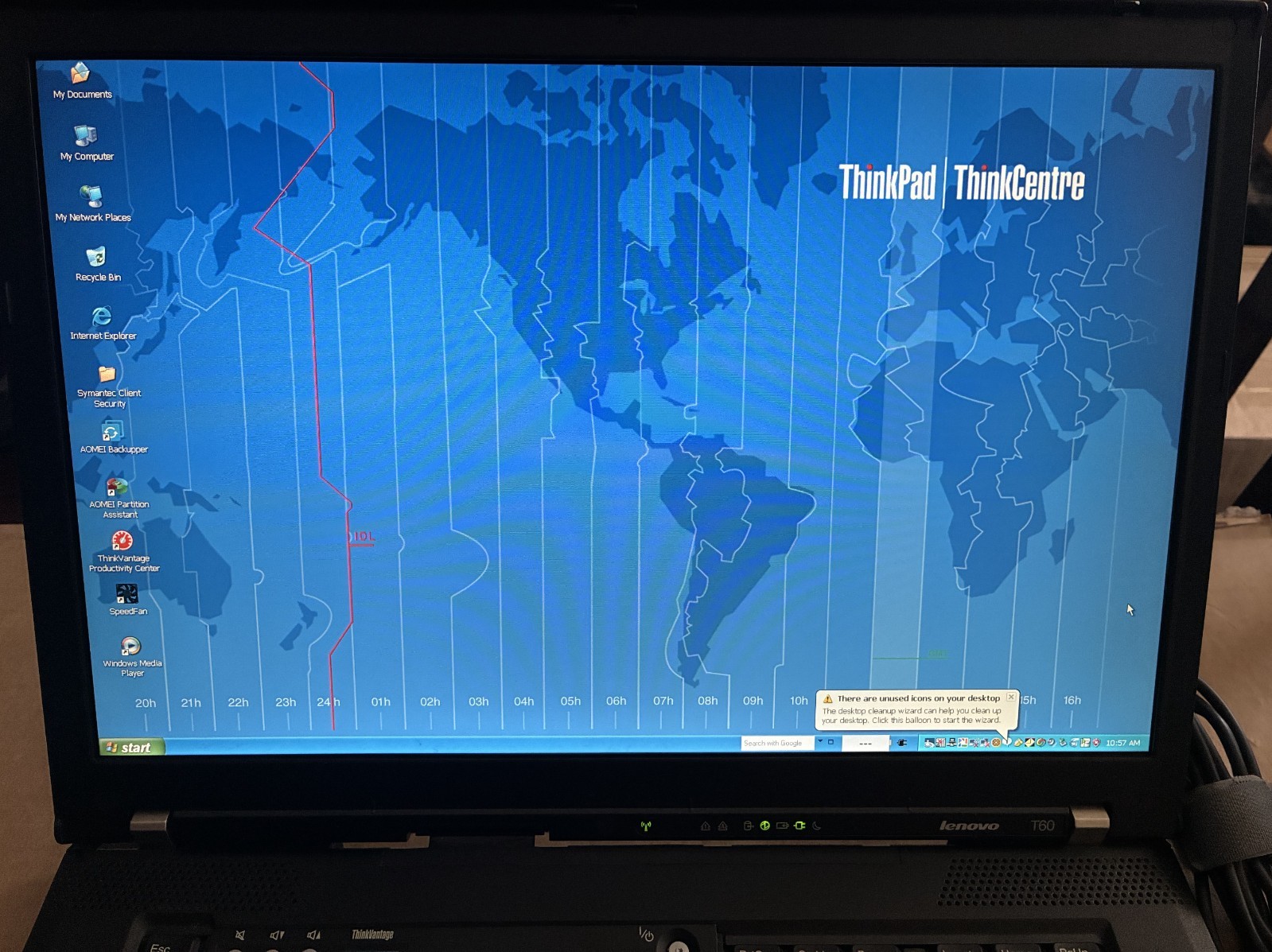 IBM/Lenovo Thinkpad T60 Laptop intel Core 2 Duo 2.00 GHz 15.4″ Screen Type 8741