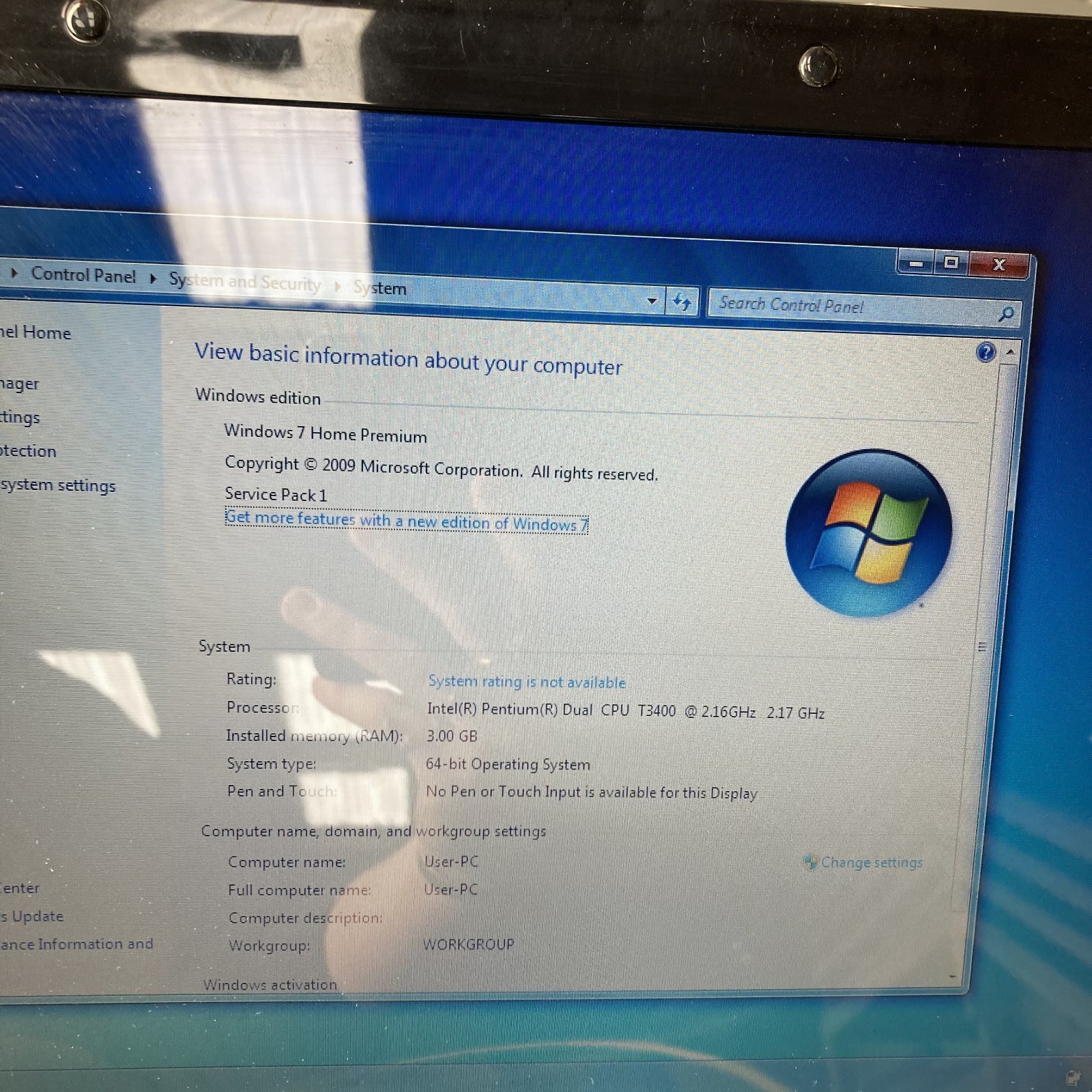 Dell Inspiron 1545 15.5″ Retro Gaming Pentium Dual T3400 2.16GHz 3GB RAM 1TB HDD