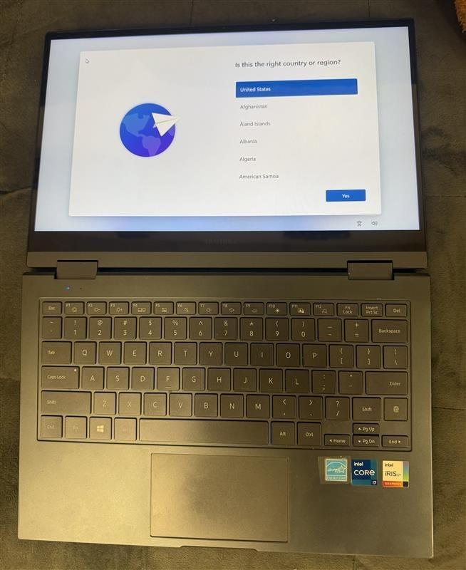 Galaxy Book Flex2 Alpha i7-1165G7 16GB RAM 2 in1 Convertible No Touch Screen