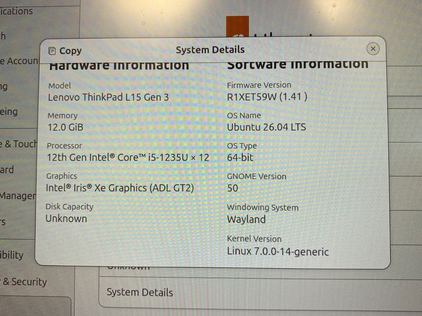 Lenovo ThinkPad L15 Gen 3 i5-1235U 8GB DDR4 No SSD/AC -Broken USB-C Port – PARTS