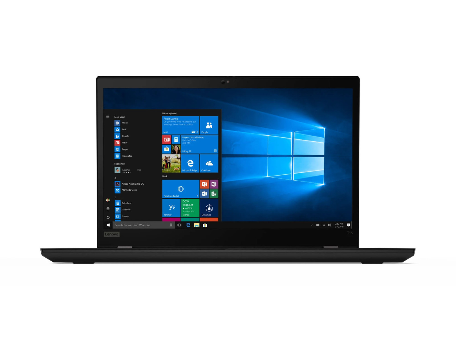 Lenovo Thinkpad T15 Gen 1 15.6” i7-10510U 16GB RAM 256GB SSD Intel UHD Graphics