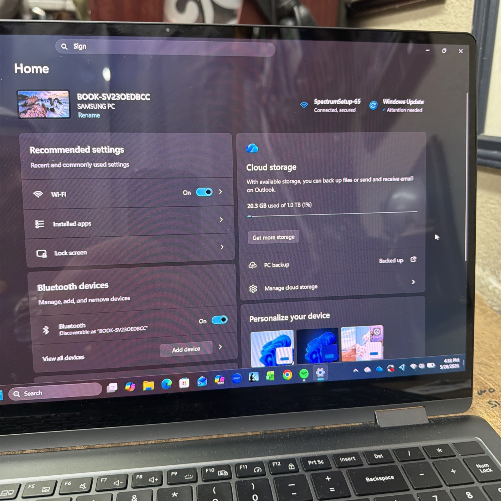 Samsung Galaxy Book3 360 15.6” 512GB SSD Intel Core i7 13th Gen 5.00GHz 16GB
