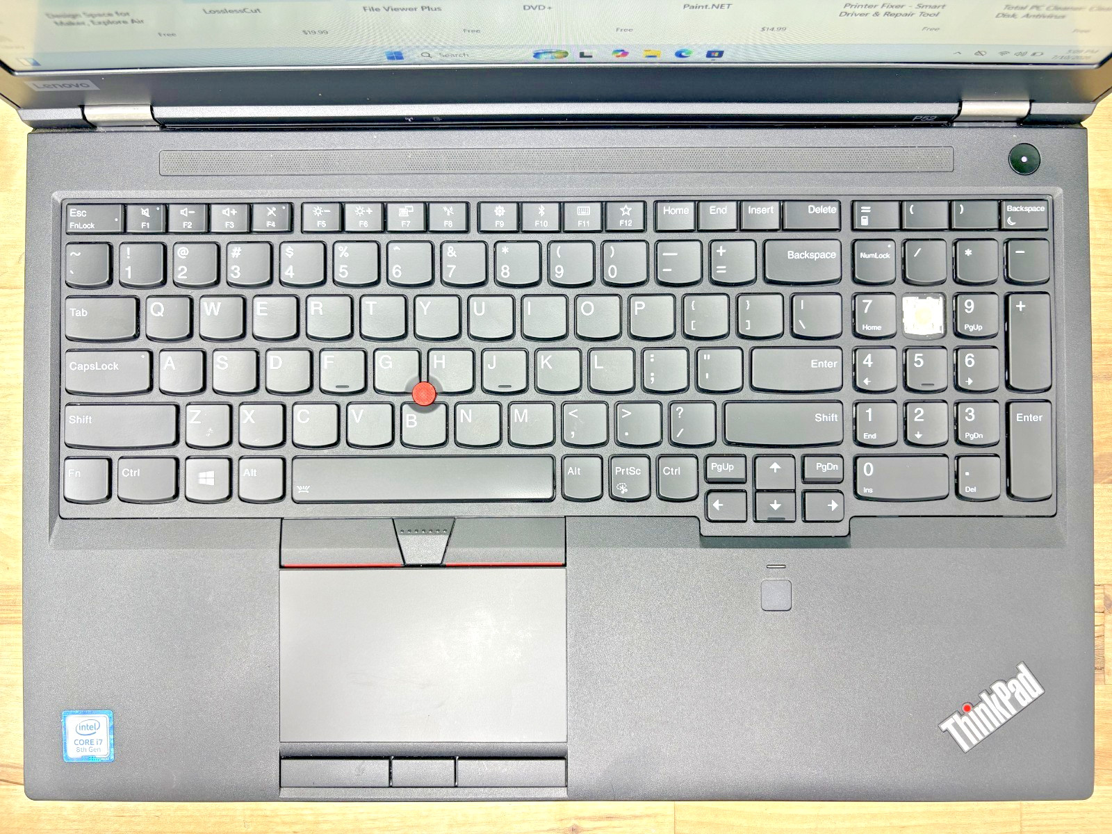 Lenovo ThinkPad P52 Intel i7-8th Gen 2.20GHz 32GB RAM 512GB SSD Windows 11 Pro*