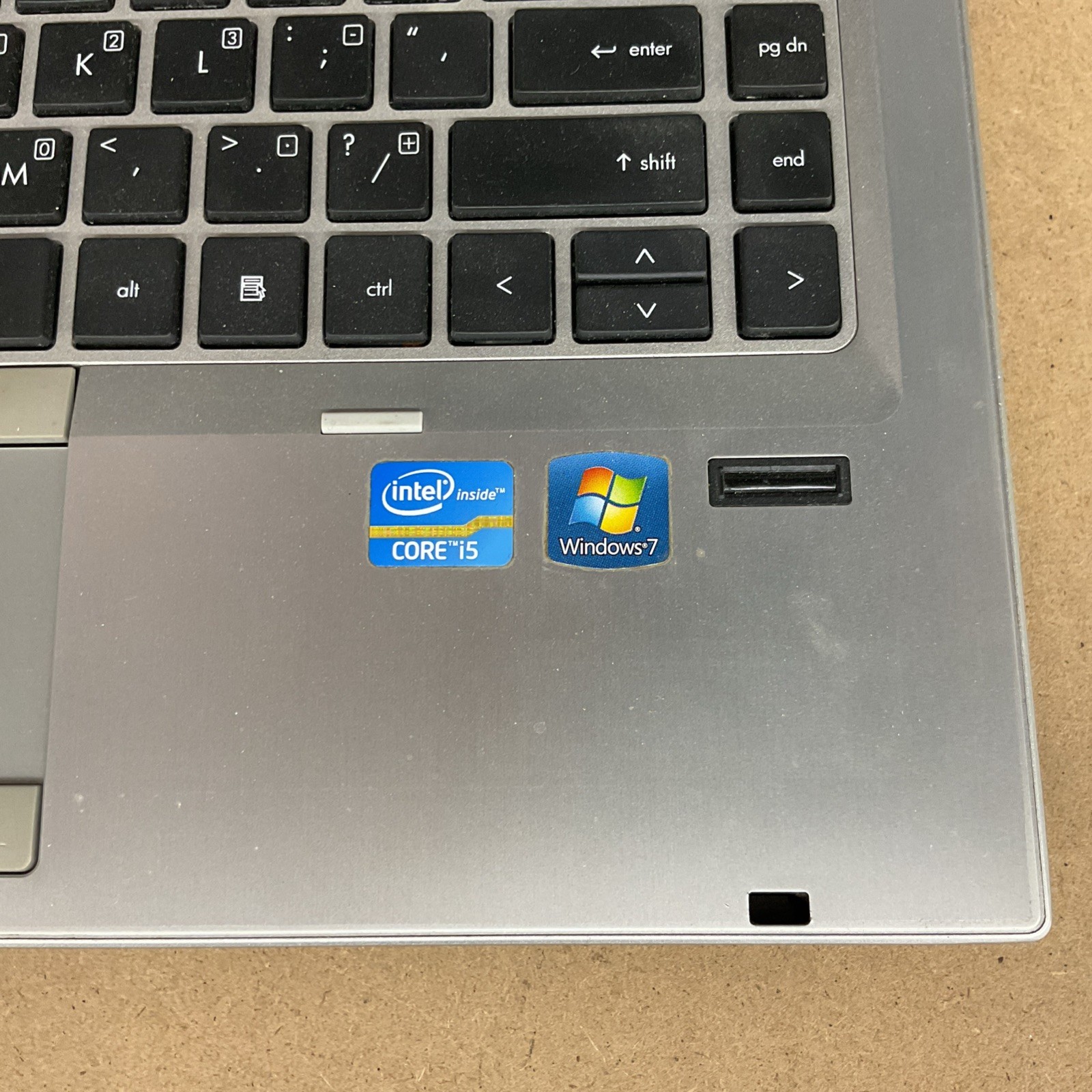 HP EliteBook 8460p Laptop Intel Core i5 Windows Silver – Broken Untested