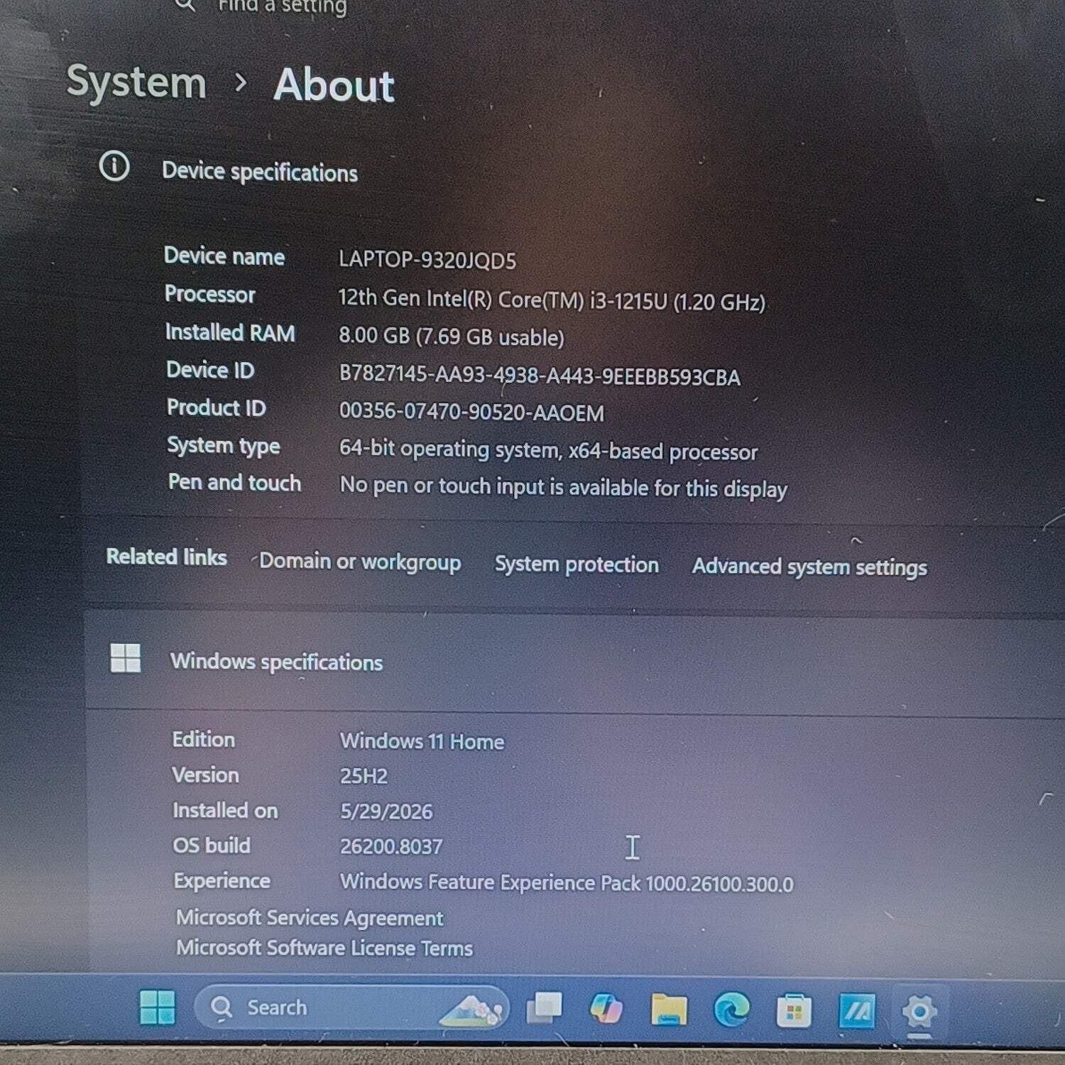 Asus Vivobook 14 X1404ZA 14″ i3-1215U 1.2GHz 8GB RAM 128GB SSD