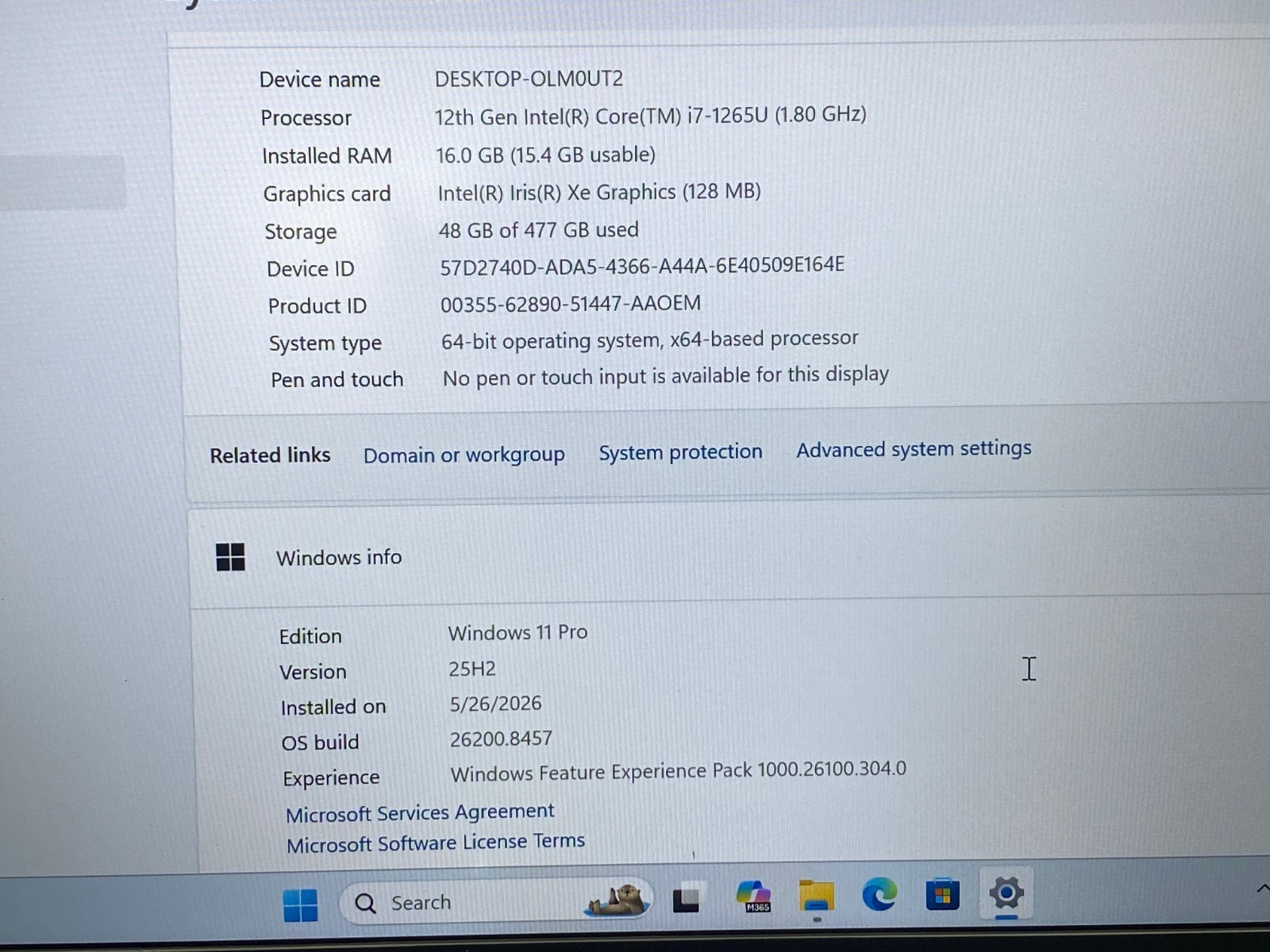 DELL LATITUDE 7430 i7-1265U@1.80GHz 16GB RAM 512GB M.2 NVMe W11P *QTY