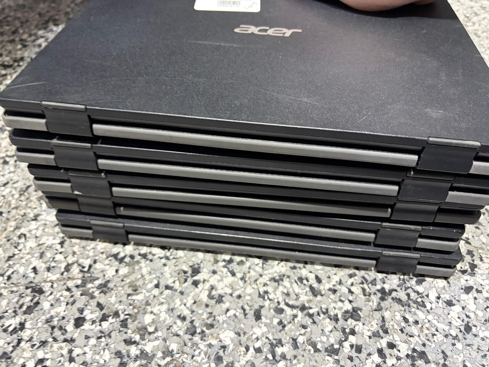 LOT of 5. Acer TravelMate B118-M , N4000 4GB Ram 64GB SSD NO Windows installed.