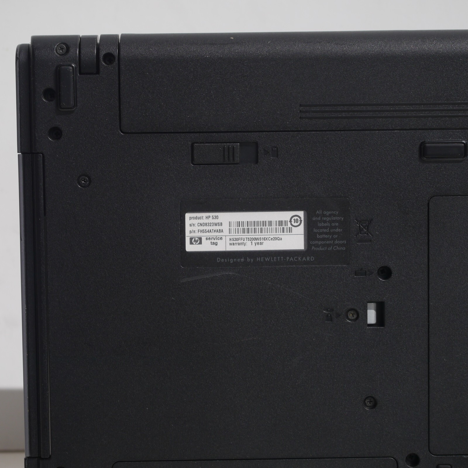 HP 530 15.4 Laptop Intel Celeron 1.6 GHz 2GB RAM 120GB HDD Linux Laptop