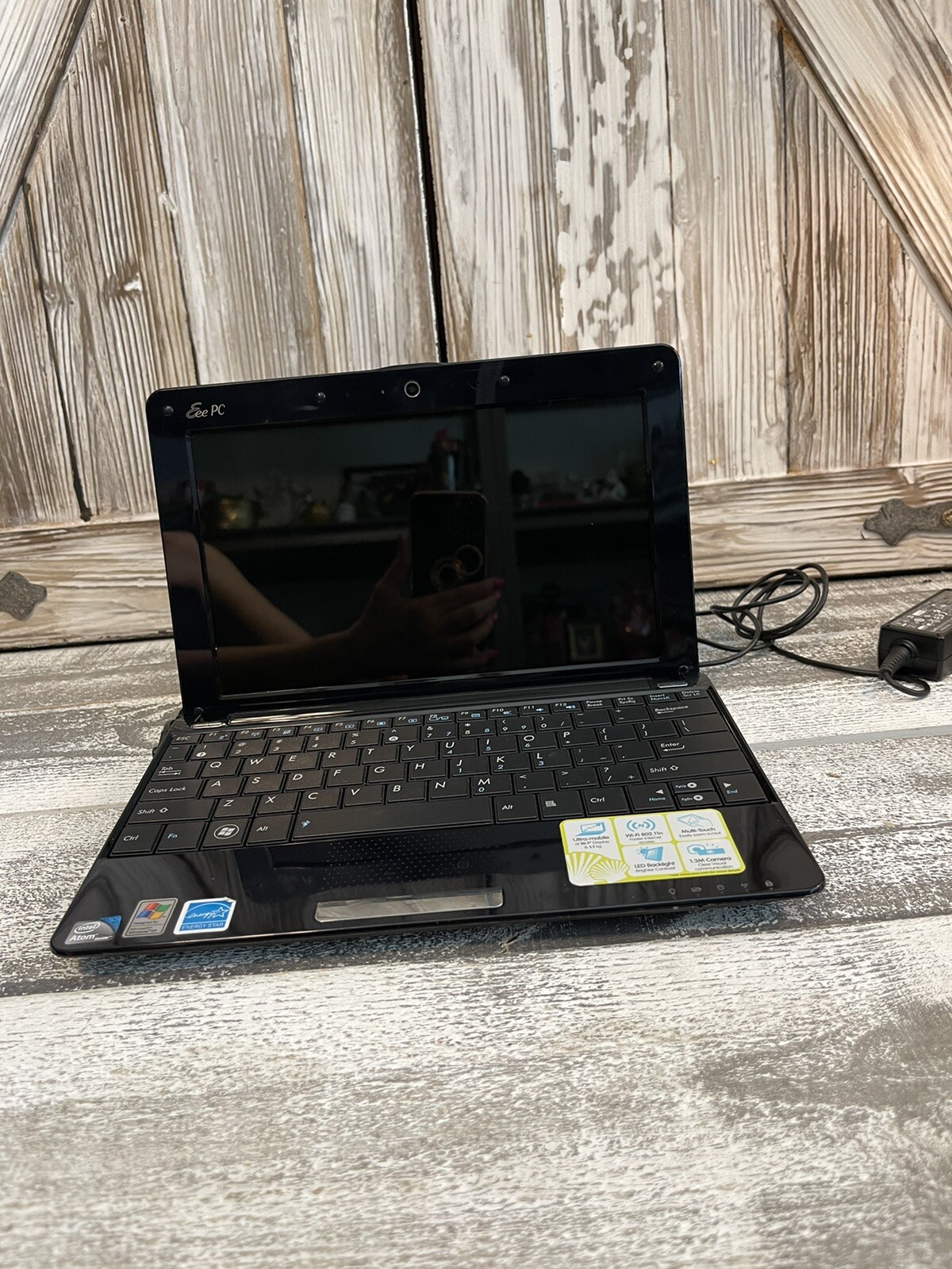ASUS Eee PC MINI NOTEBOOK 1005HAB BLACK 1G DDR2, ATOM270, WI FI, CAMERA WINXP –