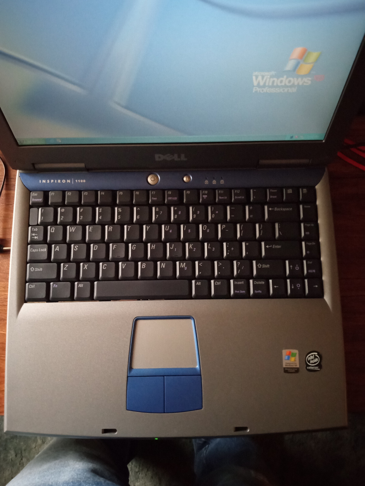 Vintage Dell Inspiron 1100 Laptop 2.40GHz 40GB HD Windows XP Pro. Nice!