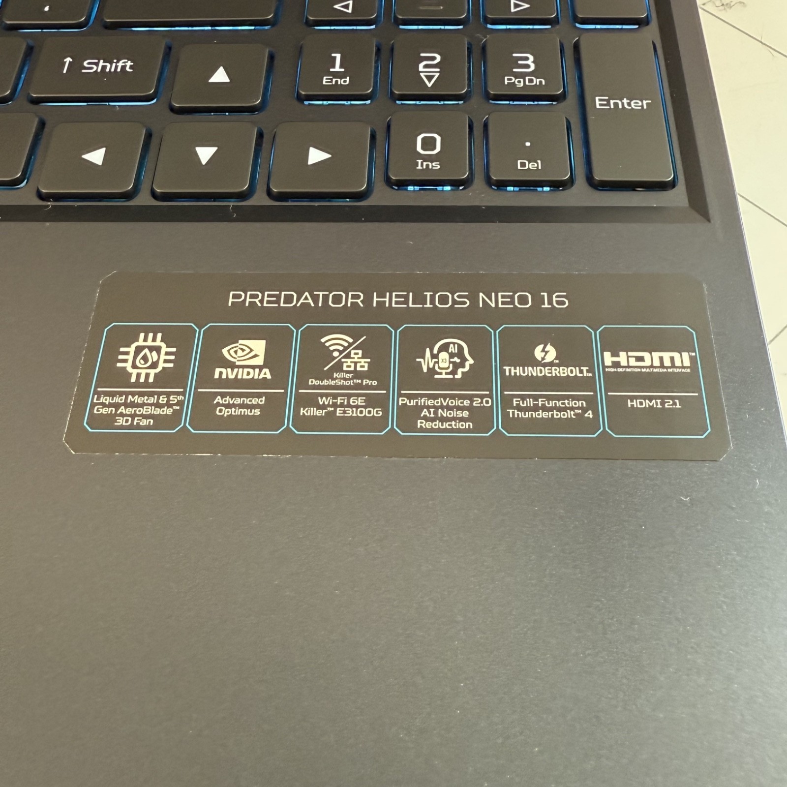 Acer Predator Helios Neo 16 Gaming Laptop NVIDIA Core i9 Broken Damaged #H830