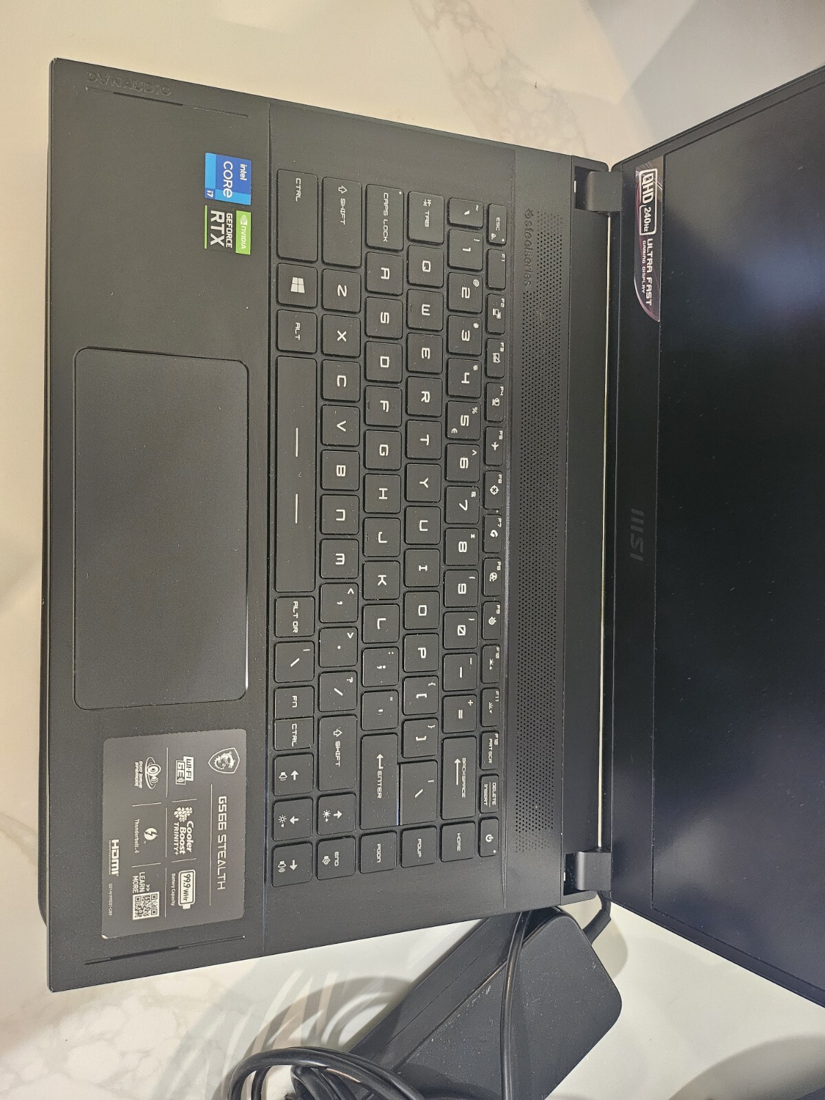 MSI GS66 Stealth 11UH-021 15.6″ 240Hz (1TB SSD, Intel Core i7 11th Gen., 4.60…