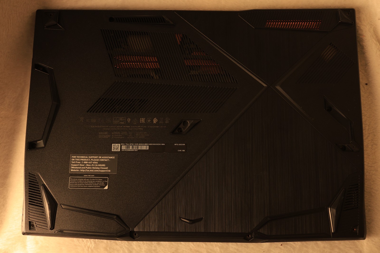 Laptop I5-12450H 1TB RTX 4050 6GB VRAM 32GB RAM