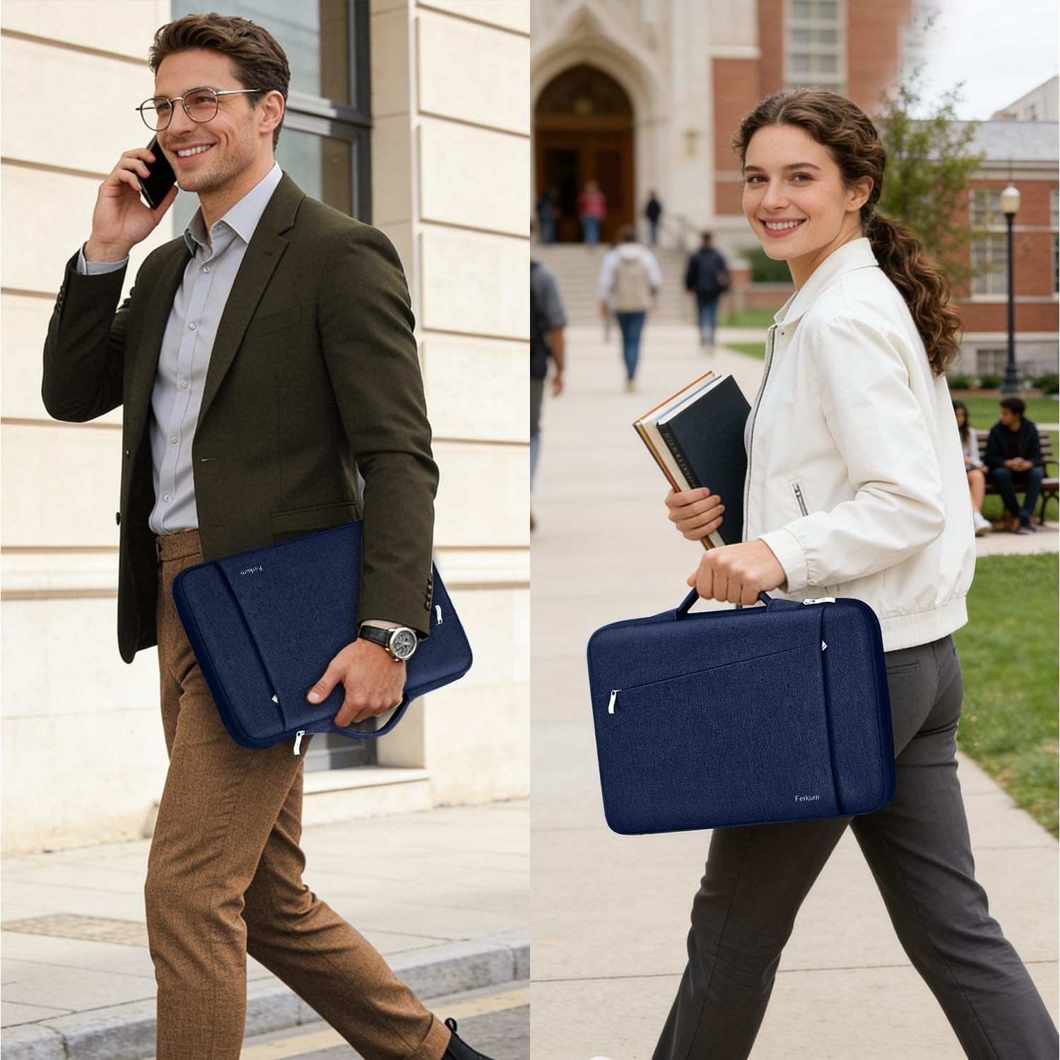Laptop Case Sleeve for Men Women Chromebook Case 15.6 inch, Blue, MacBook Air/Pr