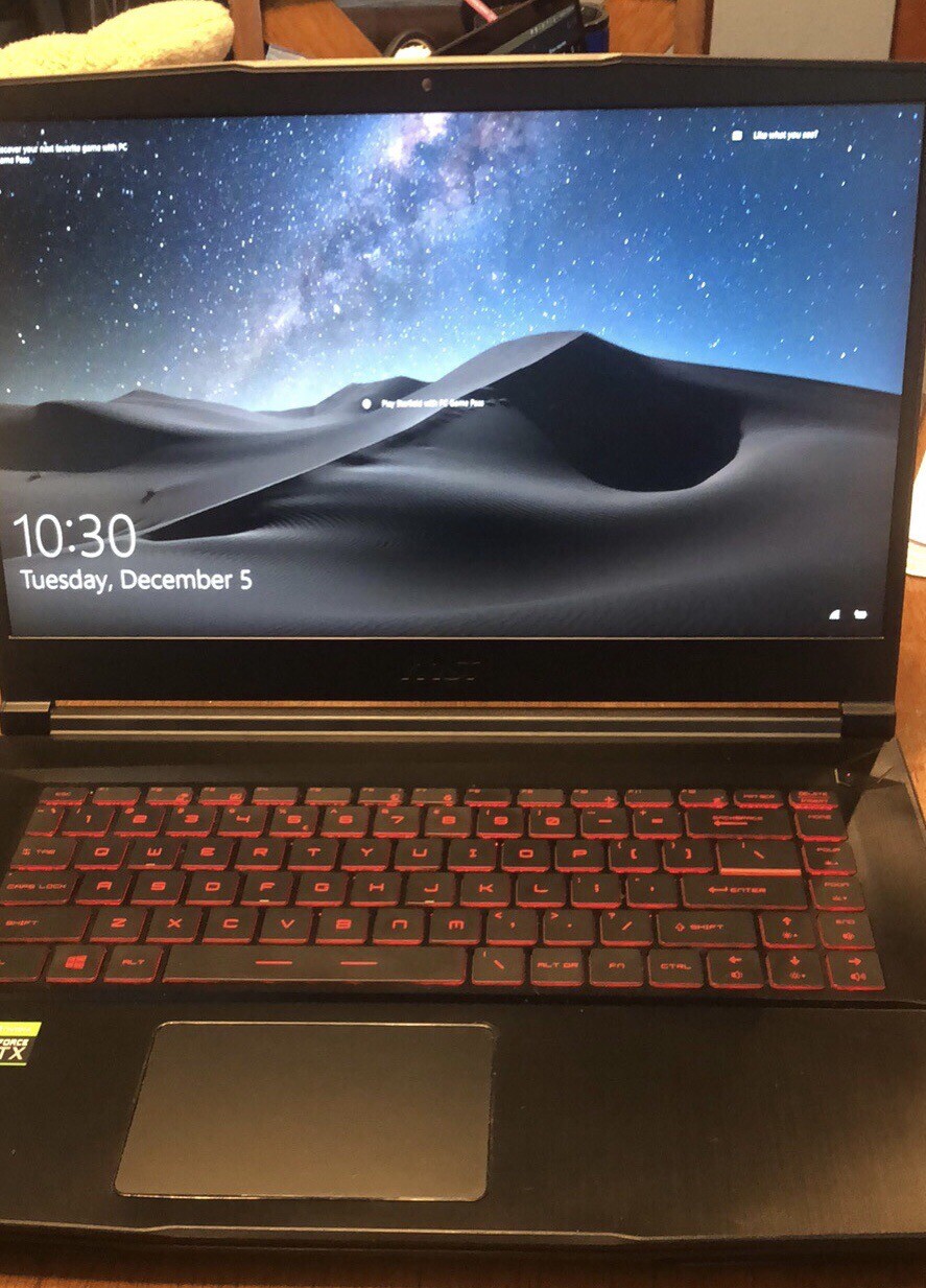 MSI GF65 Thin 15.6” 144Hz 10th Gen Intel I5-10500H 32GB Ram 1TB SSD
