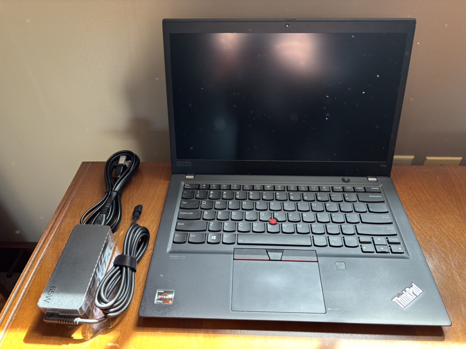 Lenovo ThinkPad T14s Gen 1 Ryzen 5 Pro 16GB 256GB NVMe 14in FHD Laptop