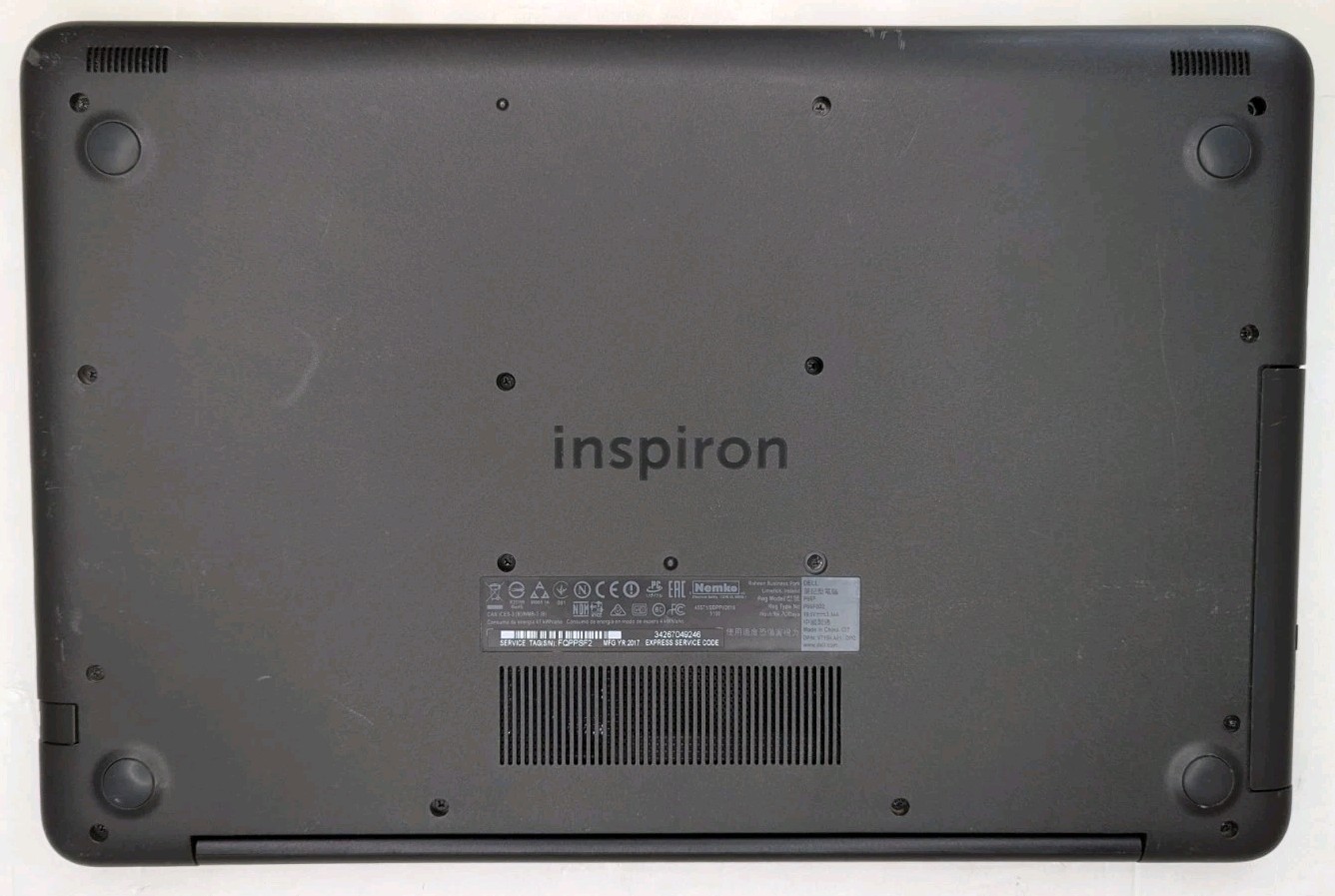 Dell Inspiron 5567 15.6″ Core i5-7200U 2.50GHz 12GB RAM 128GB SSD Windows 11