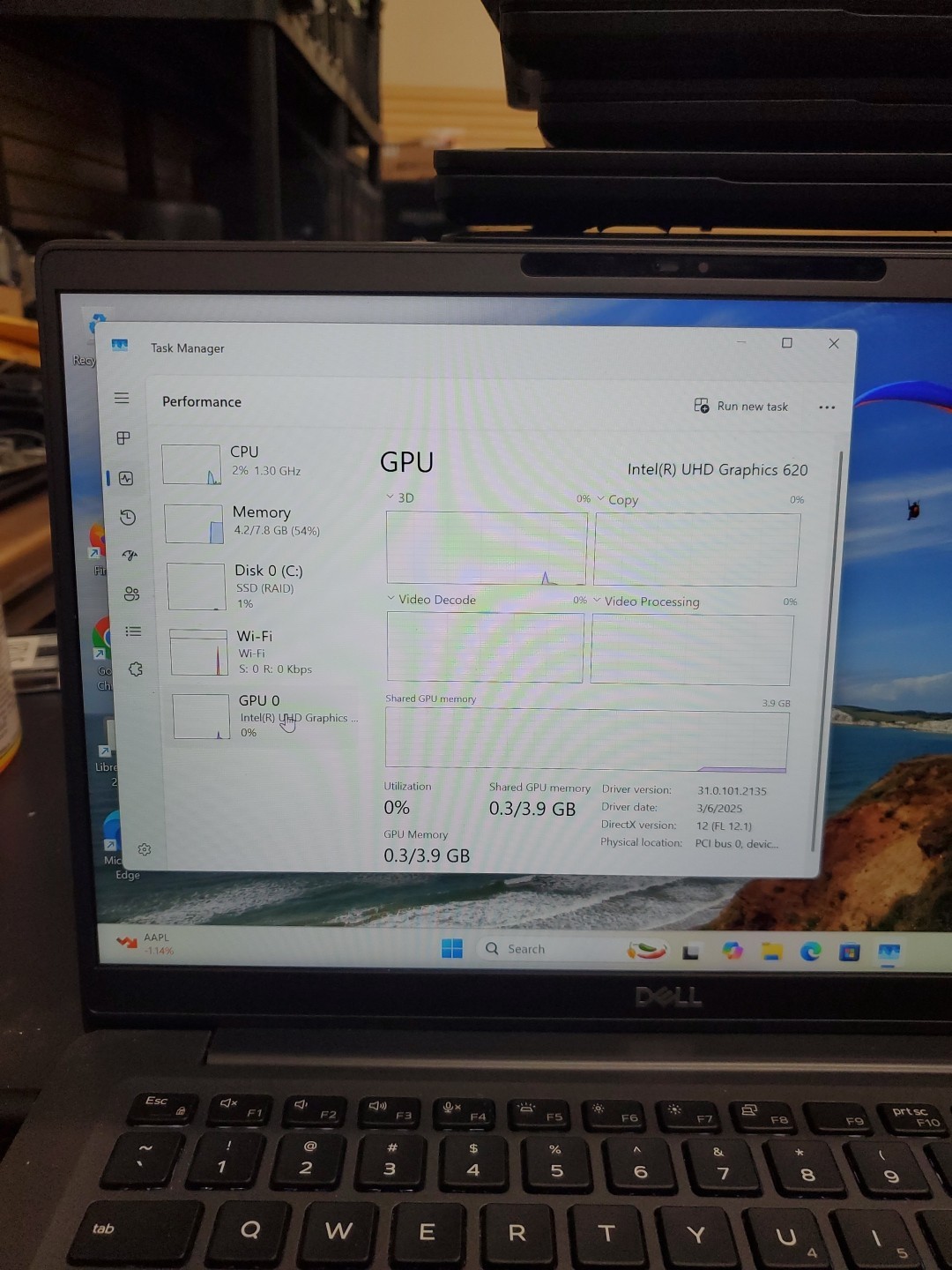 Dell Latitude 7400 14″ i5-8365U 8GB 256gb SSD Laptop W11P 011626-2
