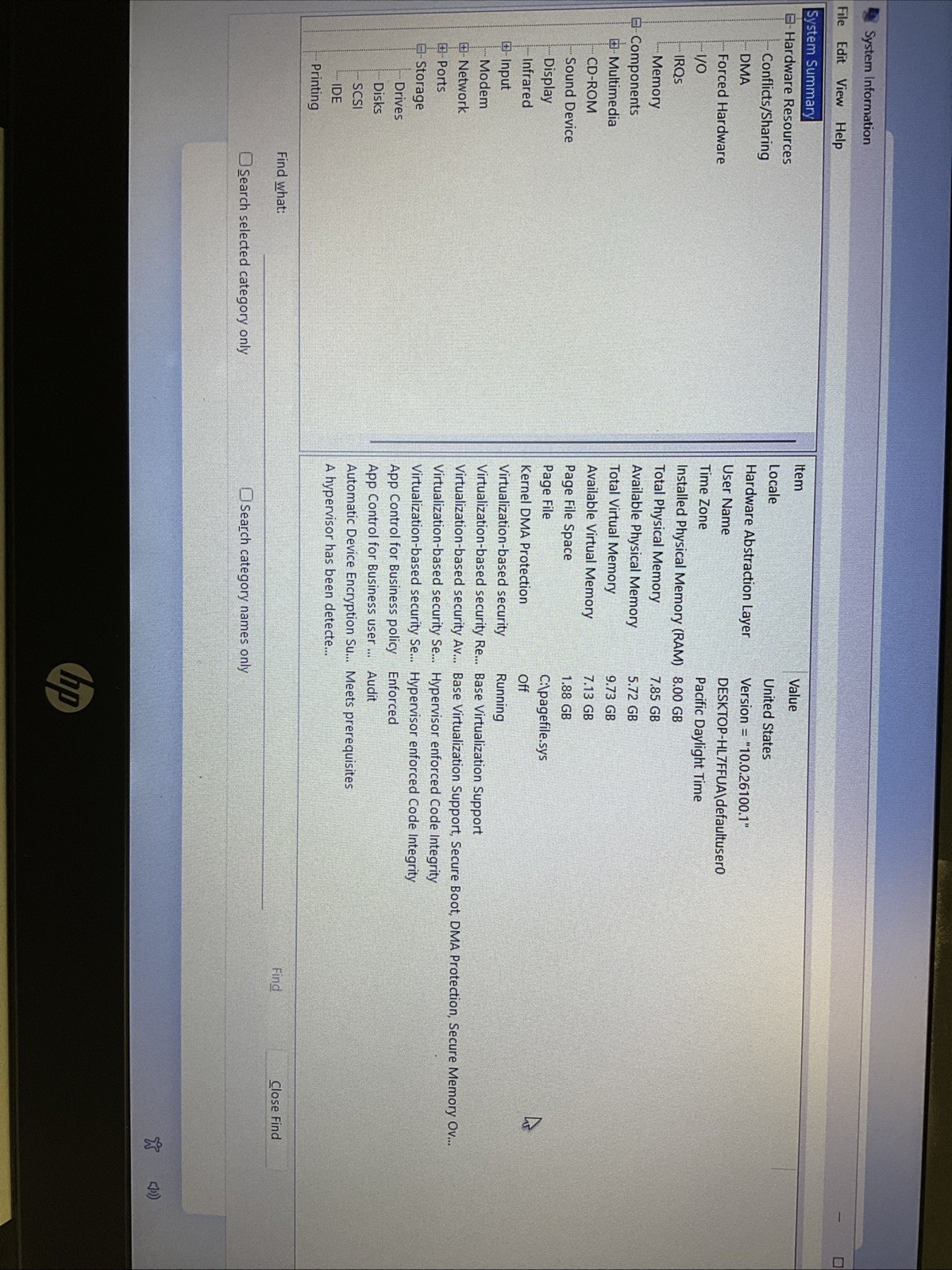 HP PROBOOK 440 G6 INTEL CORE I3-8145U 2.10GHZ 8GB RAM 128gb Ssd