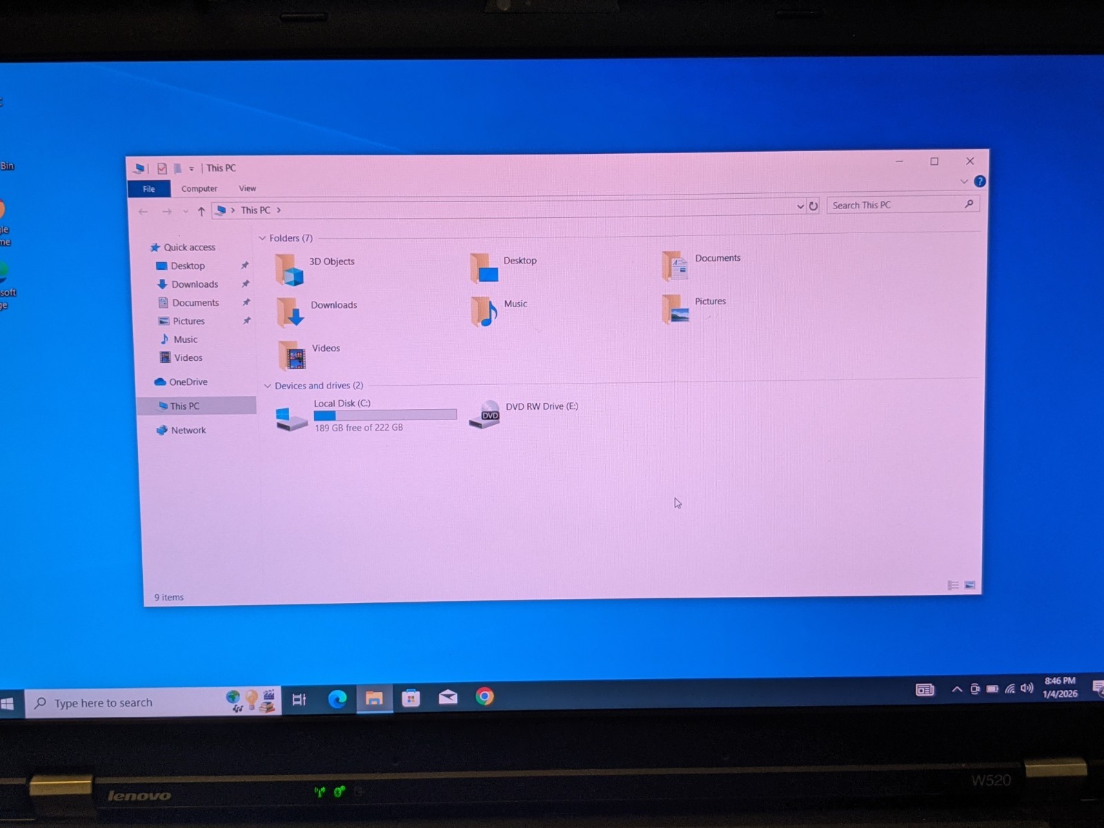 Lenovo ThinkPad W520 15.6” Laptop Intel i7-2760QM 16GB RAM 240GB SSD Win 10 Pro