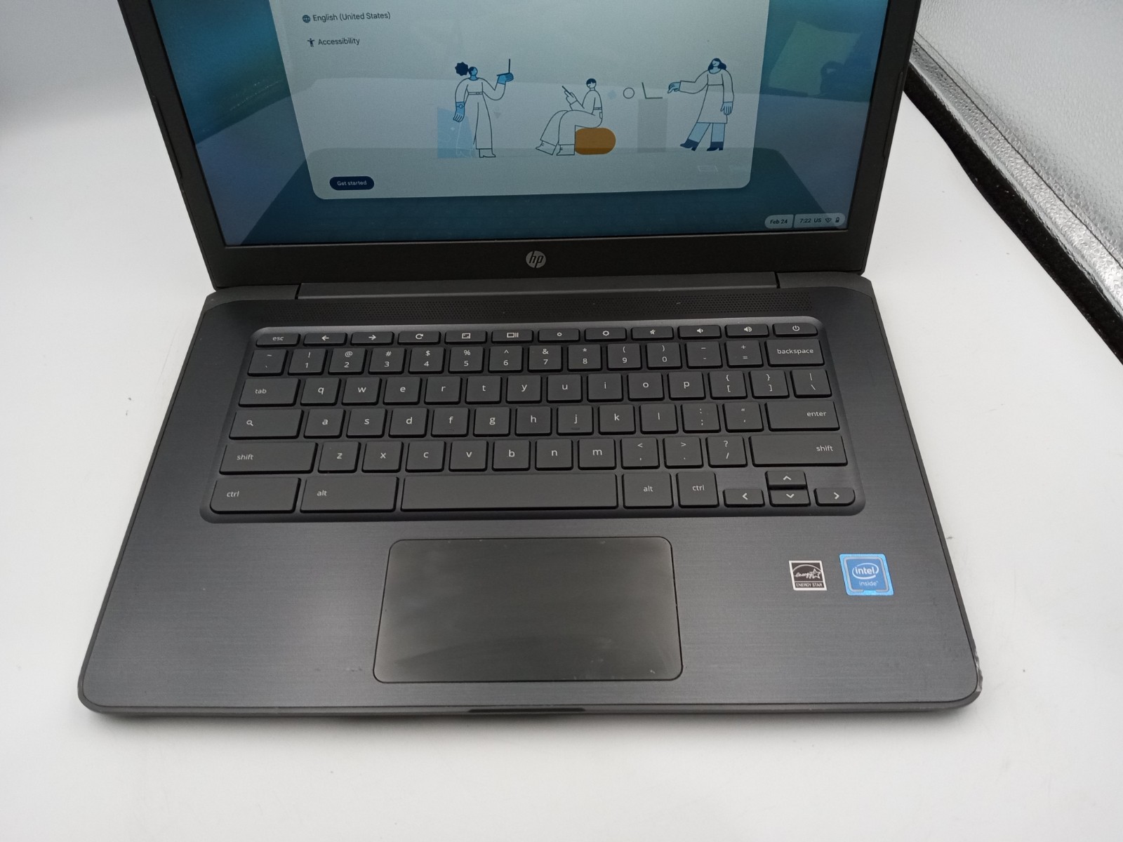 HP ChromeBook 14 G5 14″ Laptop Intel Celeron CPU 4GB RAM 16GB eMMC ChromeOS