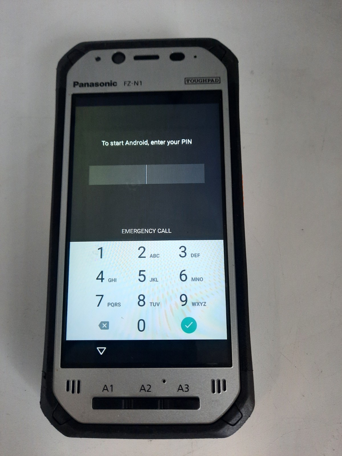 Panasonic FZ-N1 Toughpad Handheld Scanner-No Battery-(Locked)-UNTESTED