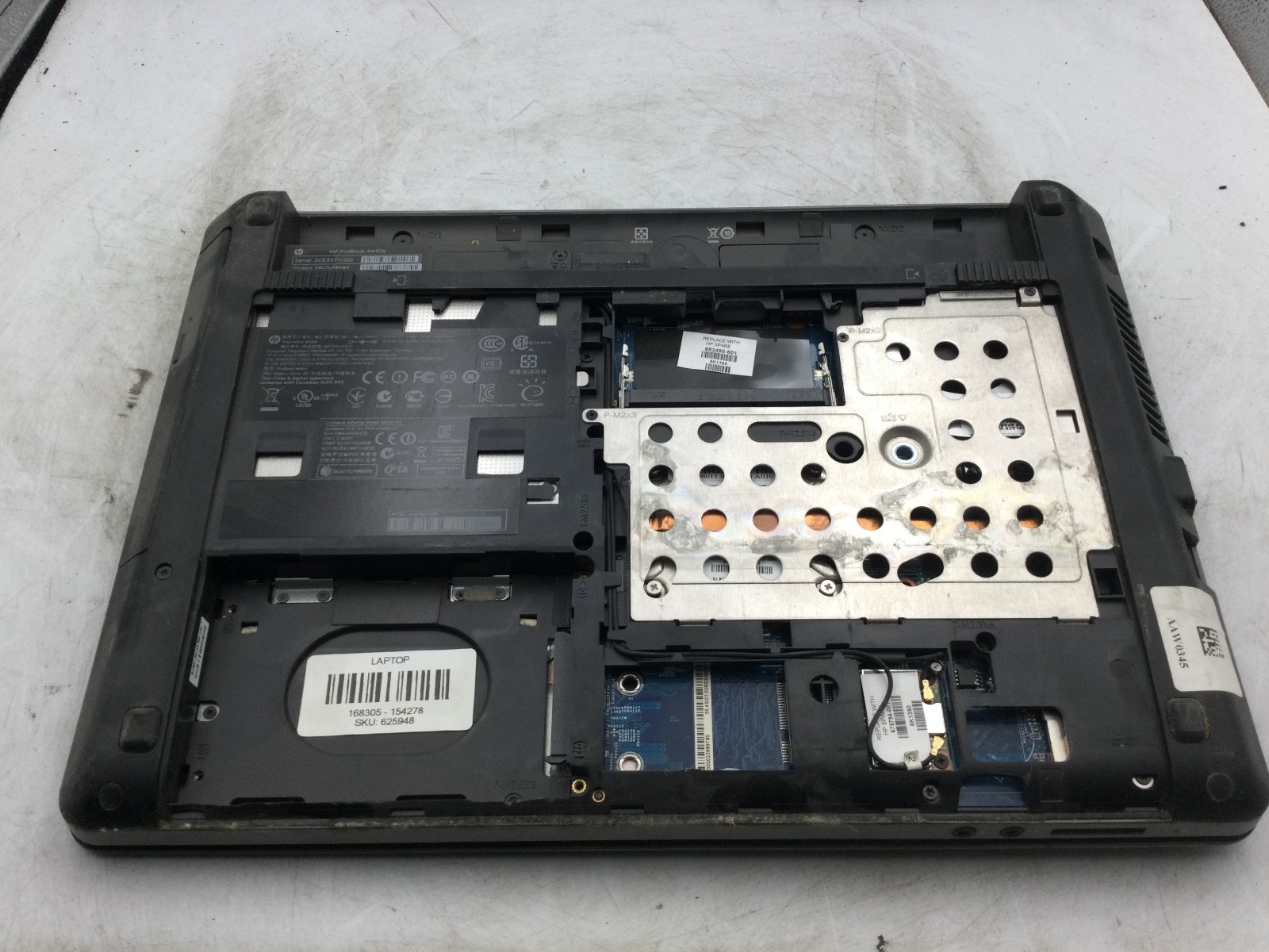 HP PROBOOK 4440S – FOR PARTS – INTEL I5 3RD GEN – NO RAM – READ DESCRIPTION-BB