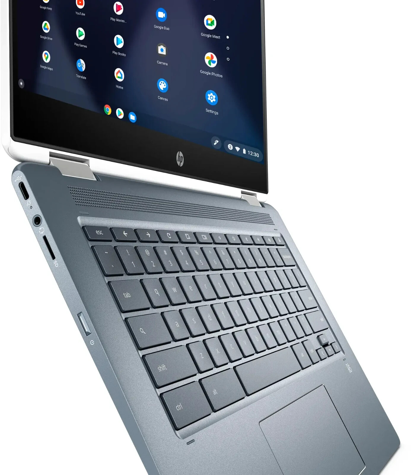 NEW HP 2in1 14b-cb0033dx 14″ Touch Chromebook/Intel N4500/4GB/64GB EMMC, Silver