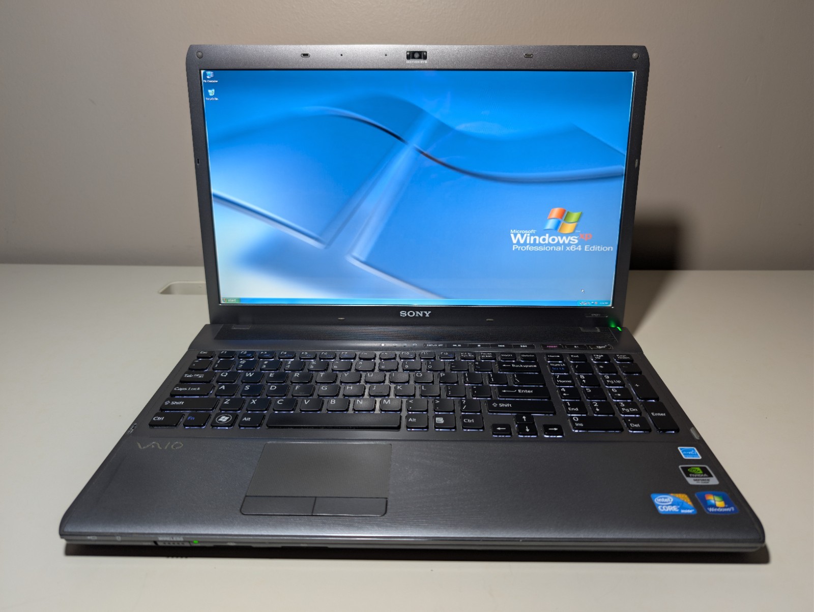 16″ SONY VAIO VPCF1 | i7 16GB RAM 512GB SSD | FHD NVIDIA Backlit XP 64-Bit