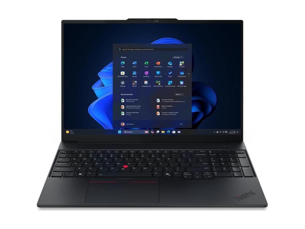 Lenovo ThinkPad E16 Gen 3 21ST0004US 16″ Notebook – AMD Ryzen 7 250 (3.30 GHz) –