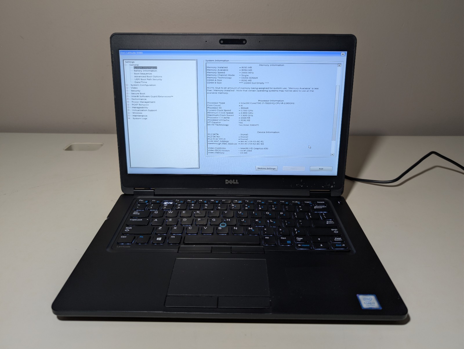 Lot of 5 x Dell Latitude 5491 5490 5480 | i7/i5 6th-8th 8GB RAM No SSD | FHD