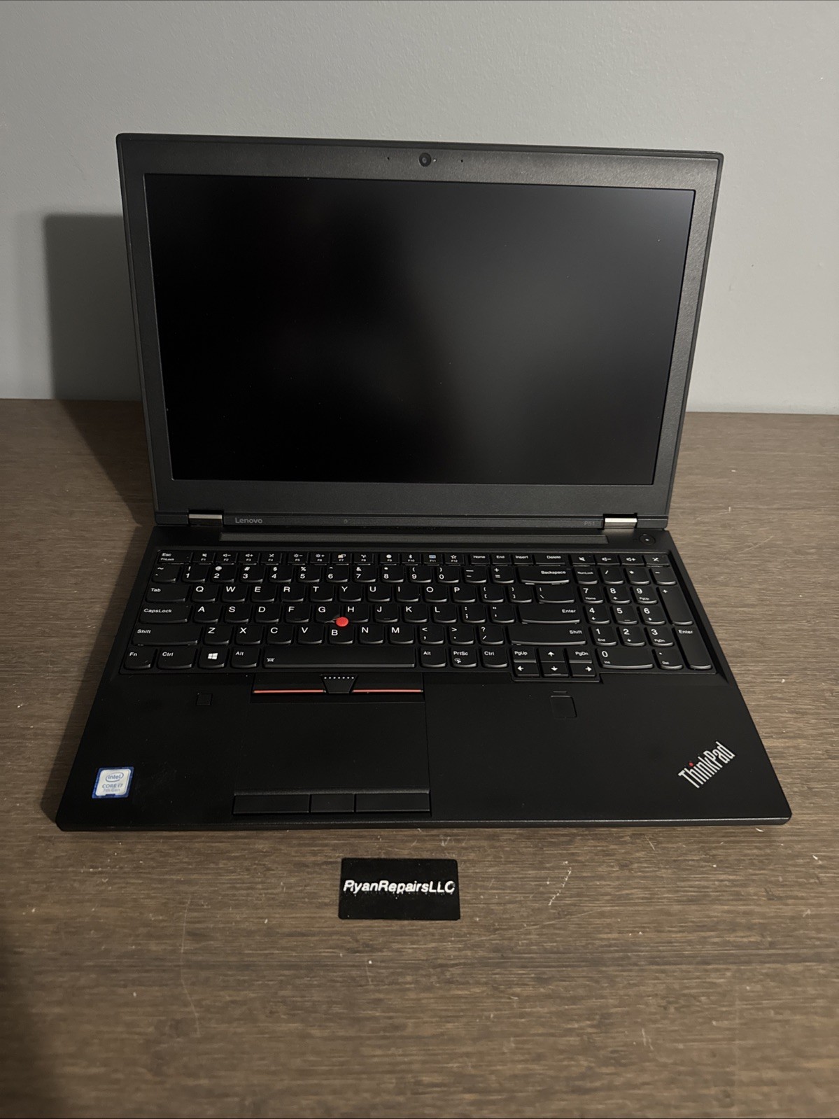 Lenovo ThinkPad P51 Core i7-7700HQ 16GB Ram/120gb SSD Windows 11 BAD BATTERY