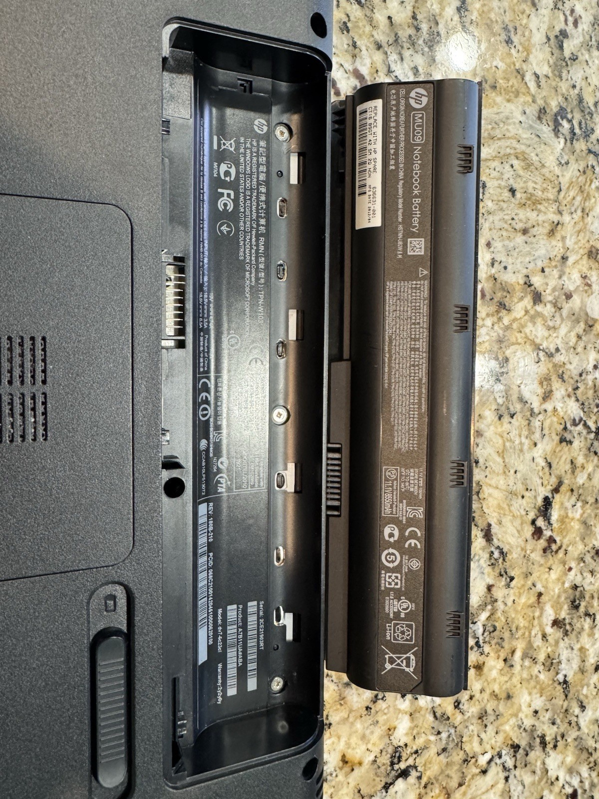 HP DV7- 6c23ci 17.3″ Notebook 6GB RAM AMD A8-3520M with Radeon HD 1.60GHz