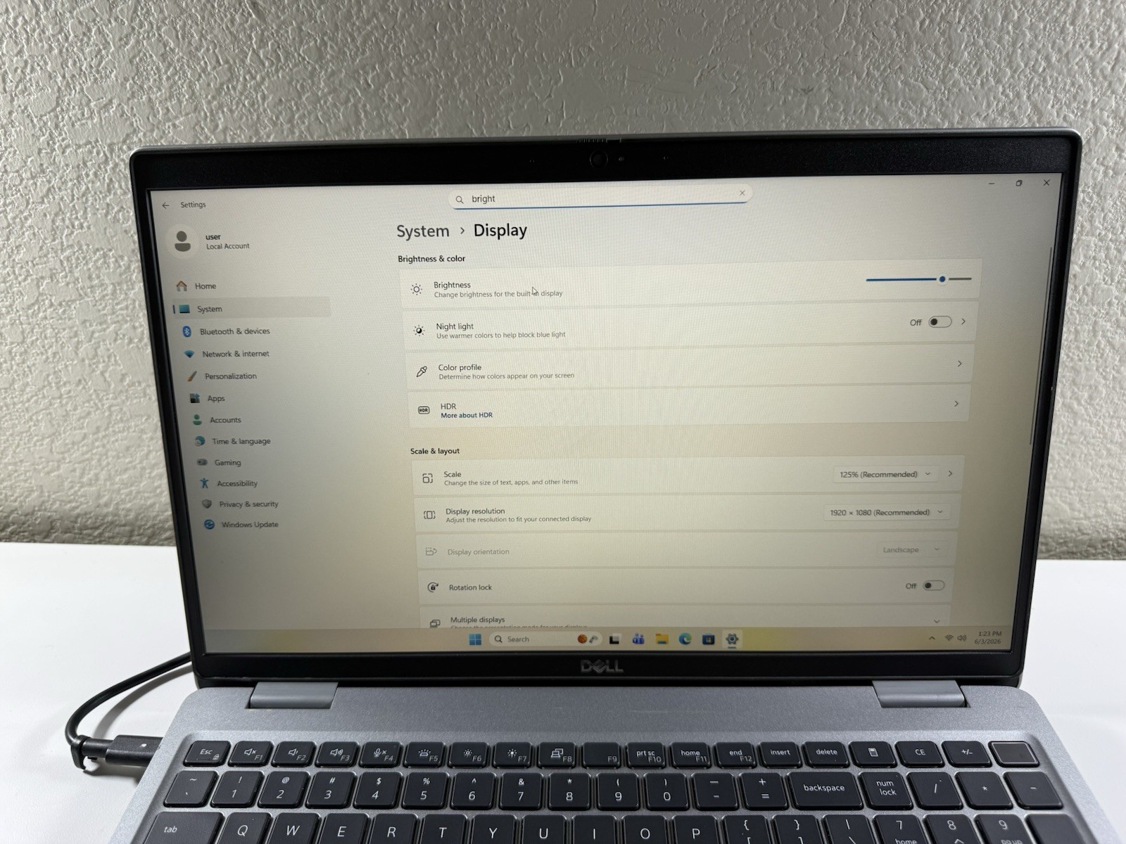 Dell Latitude 5520 15.6” FHD I5-1135G7U 256GB SSD 8GB RAM NO BATTERY Win 11 Pro