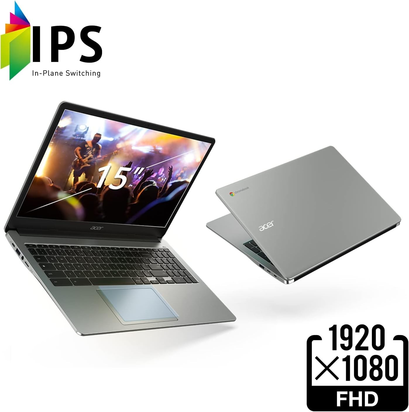 Acer 15.6″ Chromebook FHD Celeron N4500 4GB 64GB UHD✅Professional Refurbished