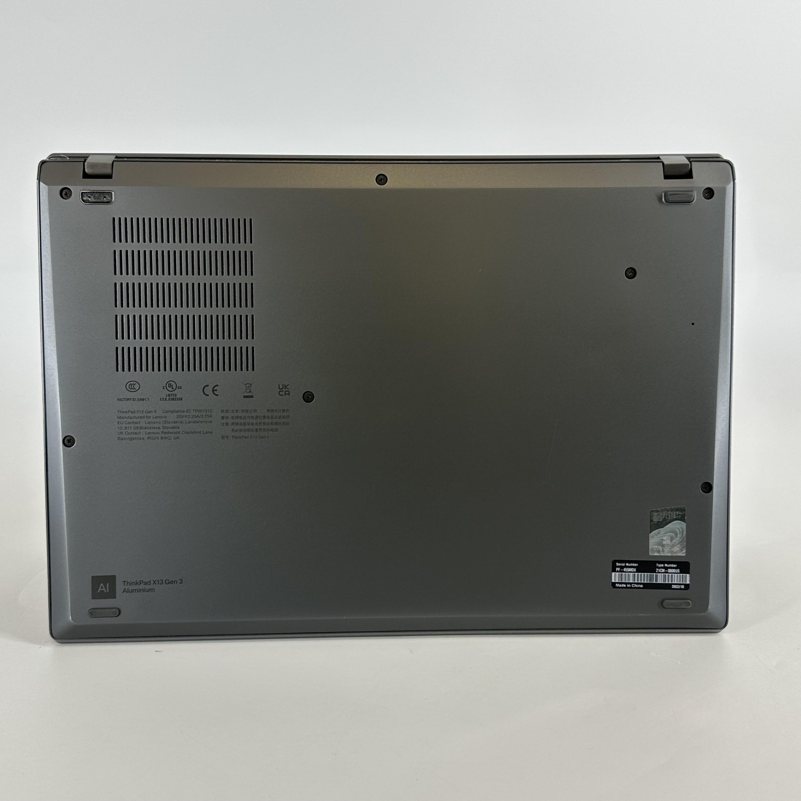 Lenovo ThinkPad X13 Gen 3 FHD+ TOUCH Ryzen 7 PRO 6850U 16GB 512GB SSD BENT FRAME