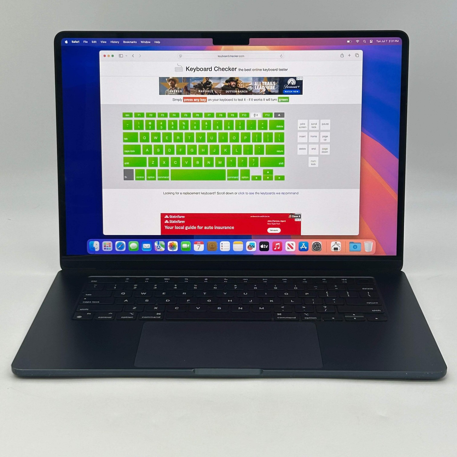Apple MacBook Air 15″ M2 10C GPU 3.5GHz 8GB RAM 256GB SSD A2941
