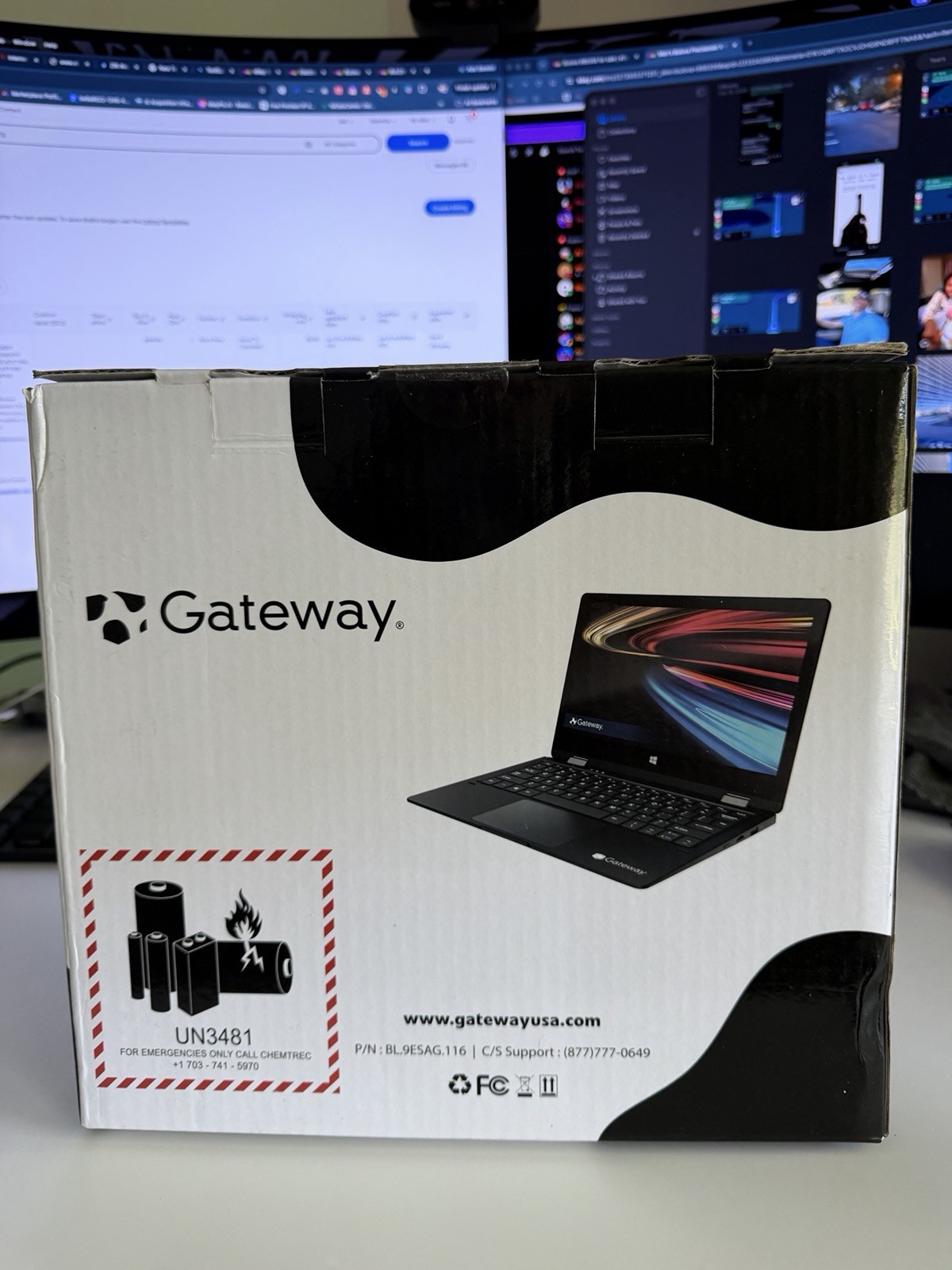 Gateway GWTC116-2BK 11.6 2-in-1 Touchscreen Celeron N4020 4GB 64GB Win 11 New