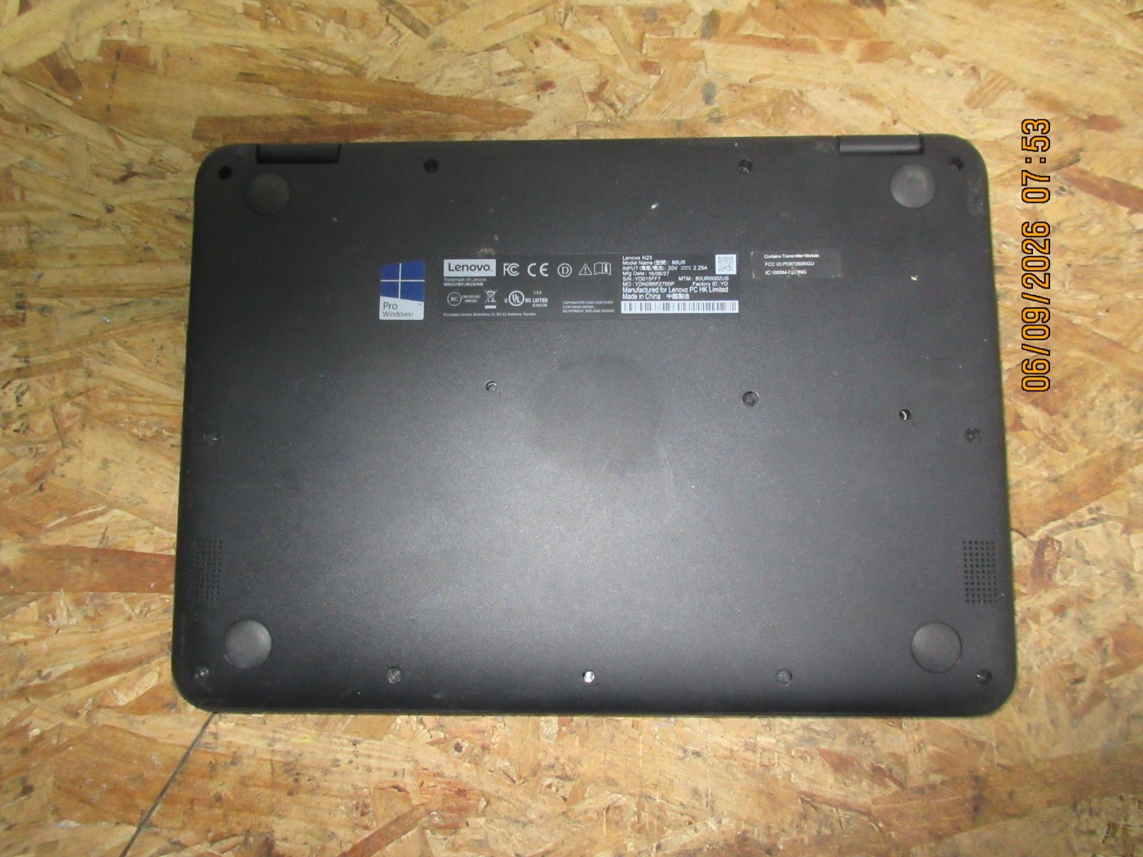 Lenovo N23 11.6” 2-in-1 Celeron 4GB RAM 128GB SSD Windows 11 Pro.