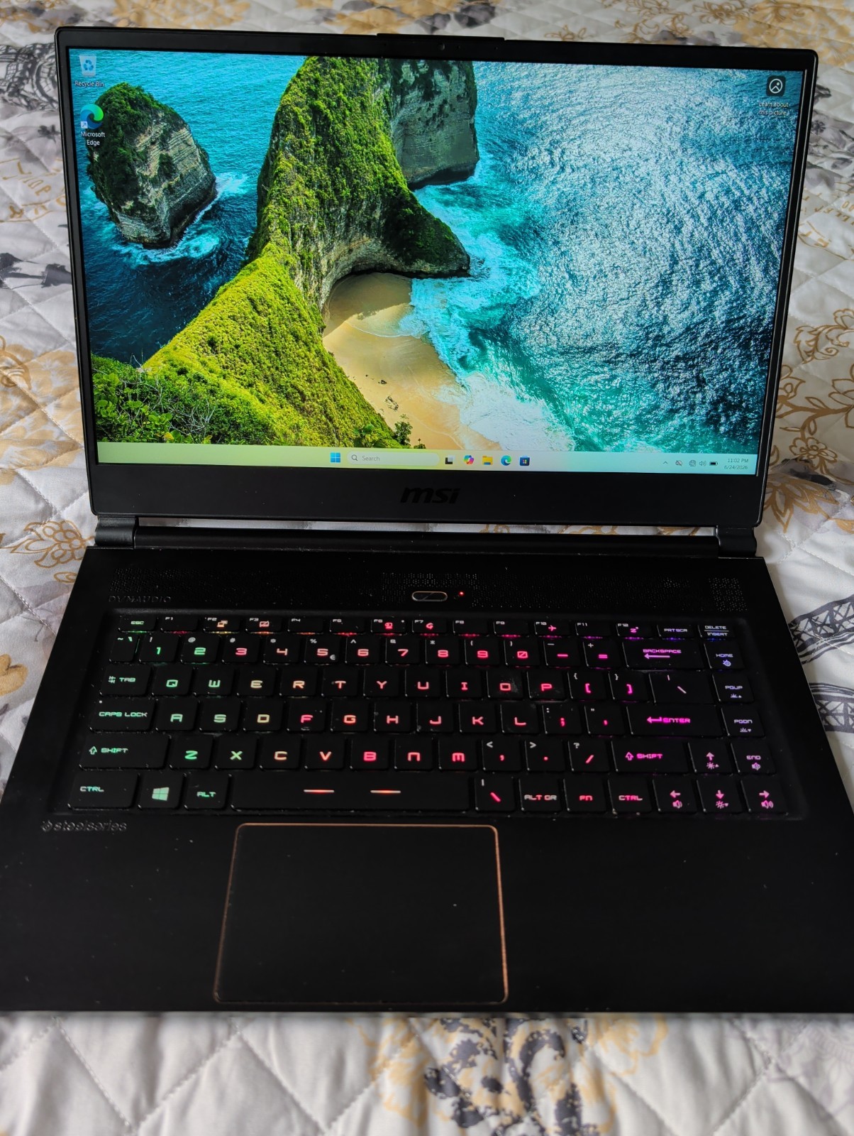 MSI GS65 Stealth Thin 8RF 15.6″ 144Hz, I7-8750H, 16GB Memory, GTX 1070, 1.2 TB.